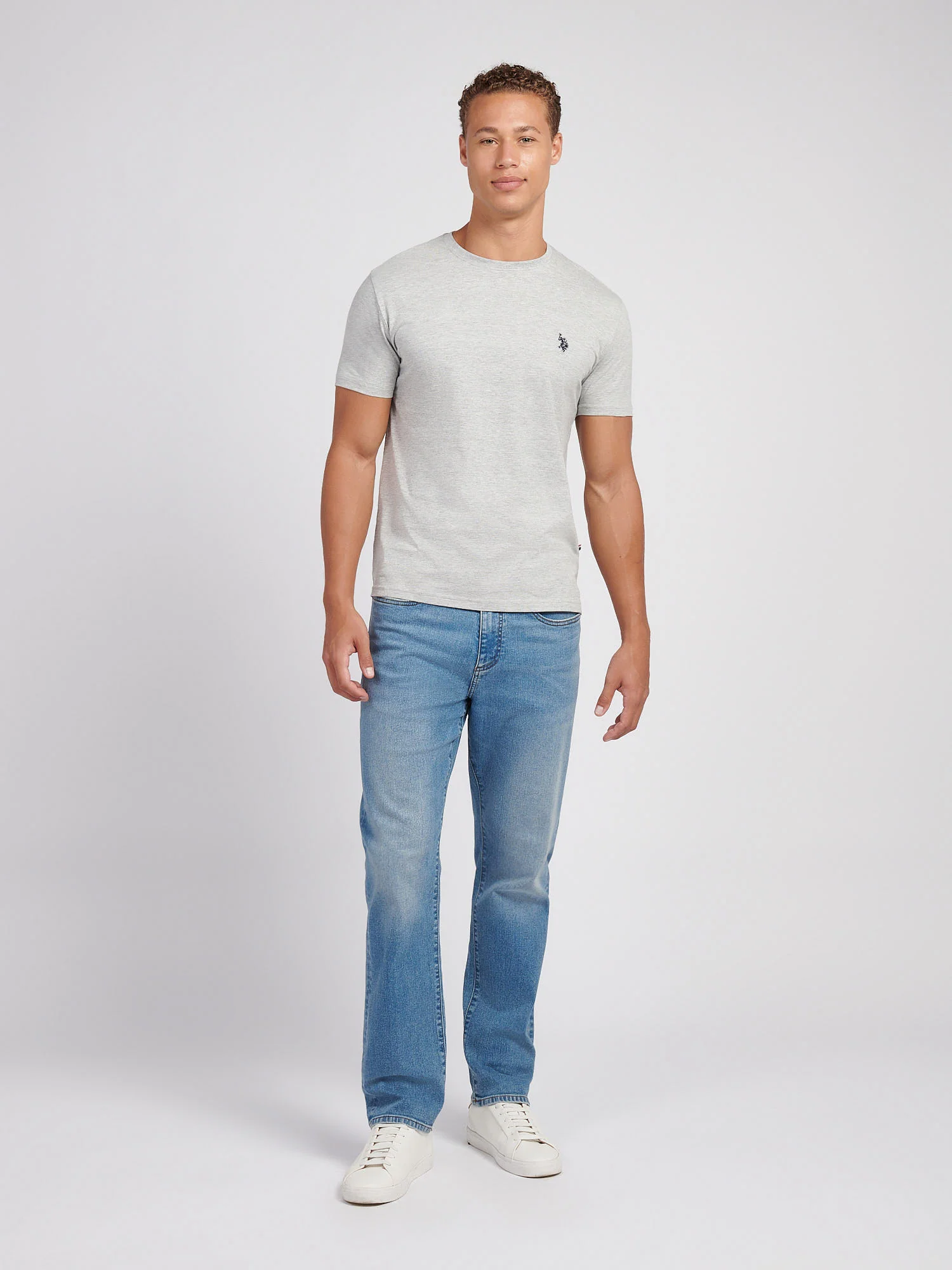 Mens Straight Fit Jean Blue Wash - Image 3