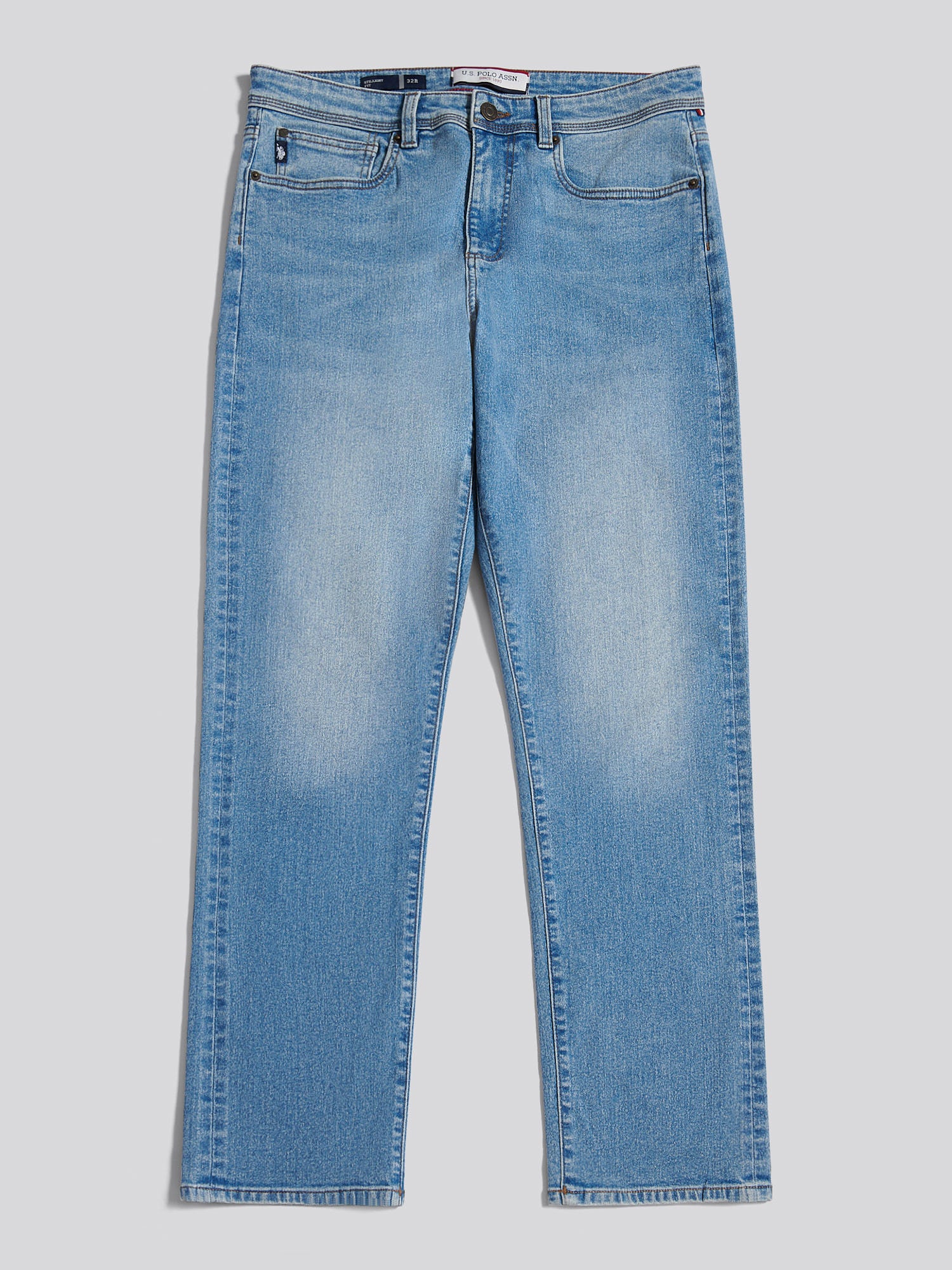 Mens Straight Fit Jean Blue Wash - Image 5