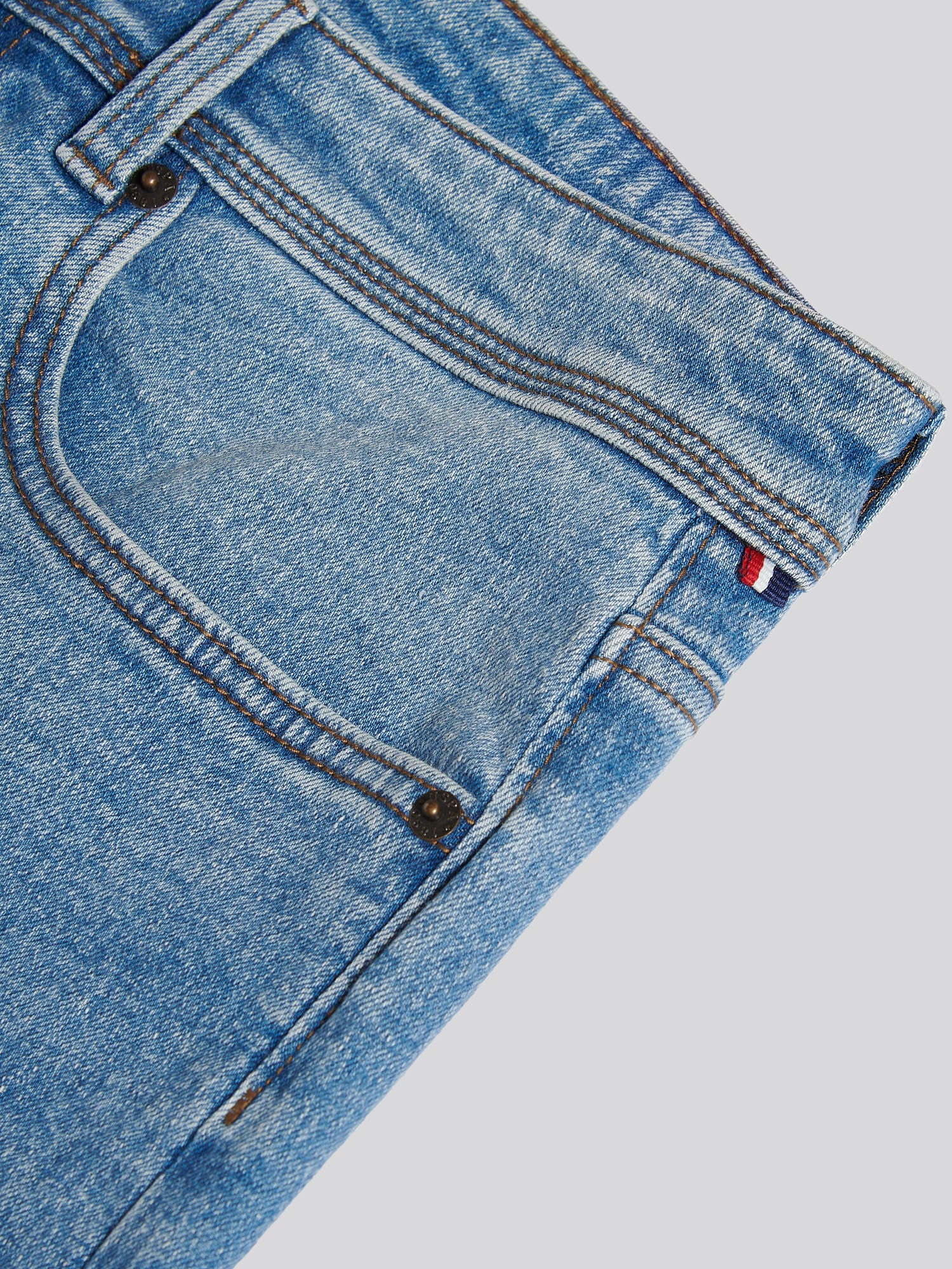 Mens Straight Fit Jean Blue Wash - Image 8