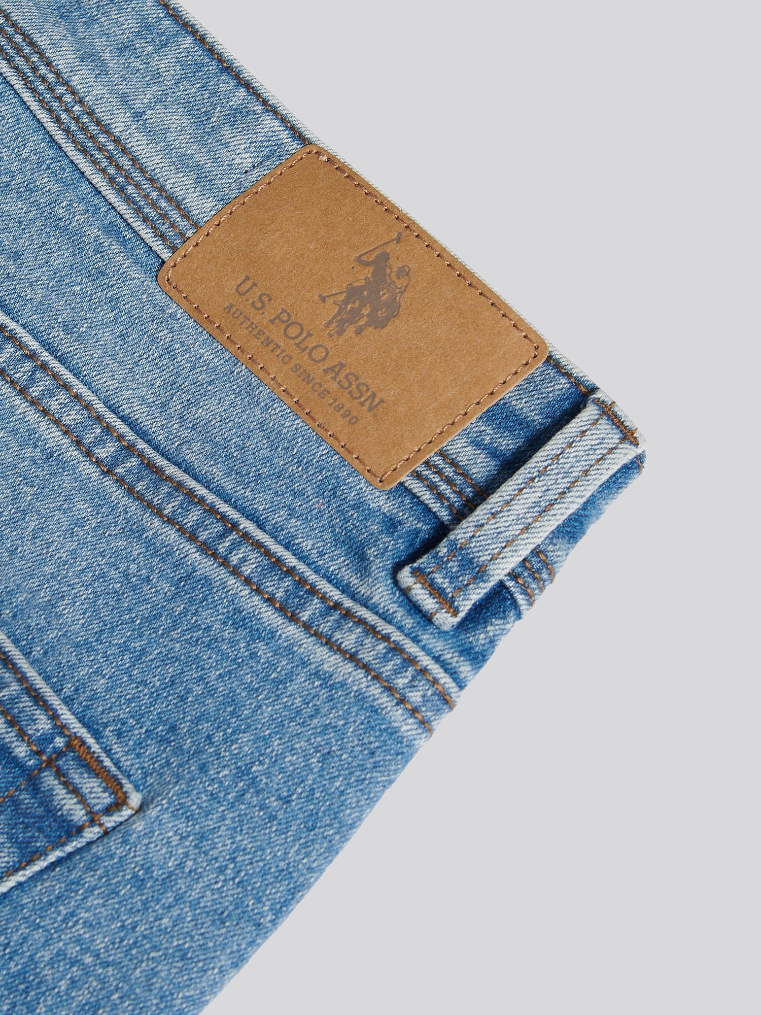 Mens Straight Fit Jean Blue Wash - Image 9