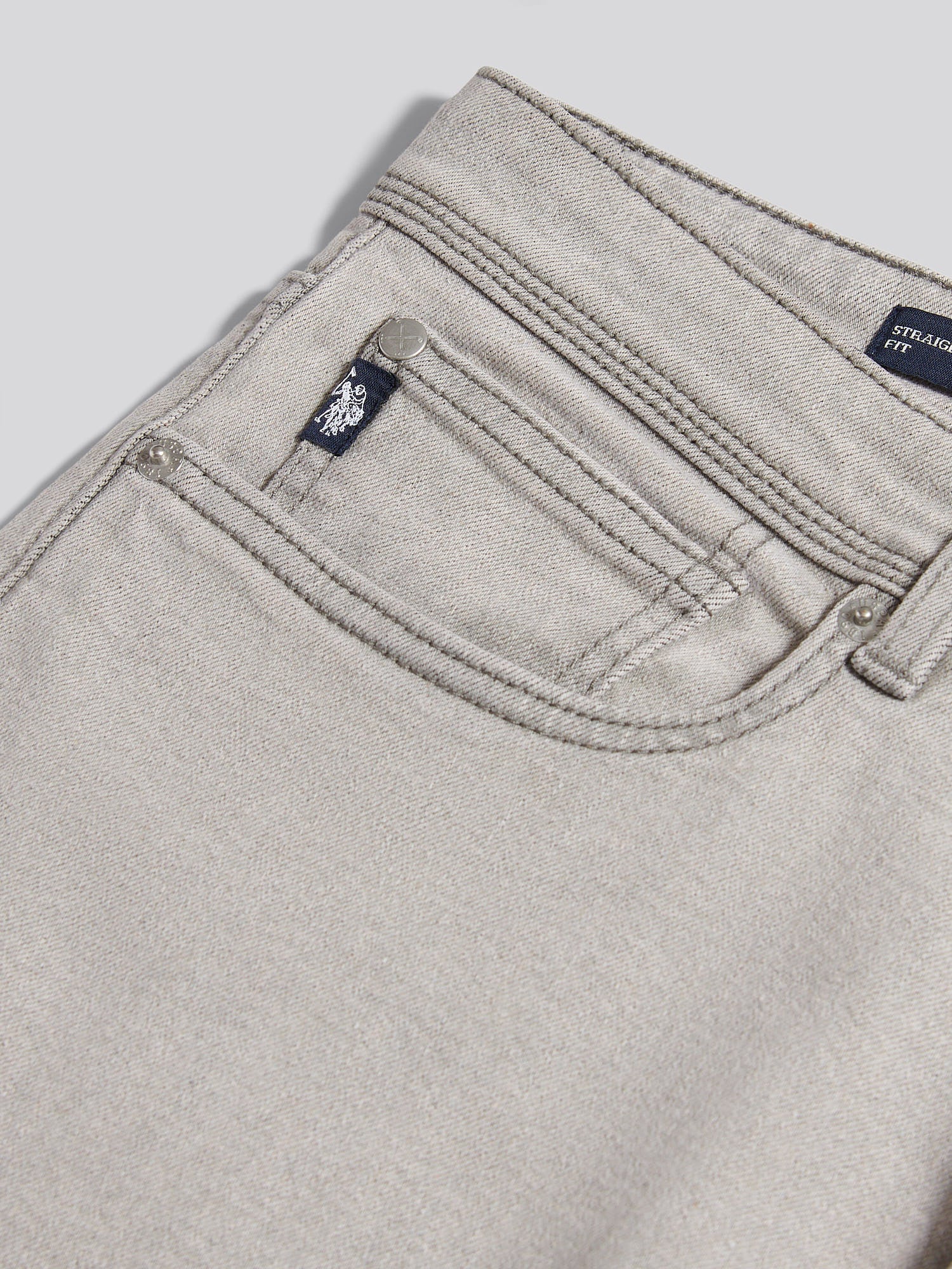 Mens Straight Fit Jean Dark Grey Stone Wash - Image 10