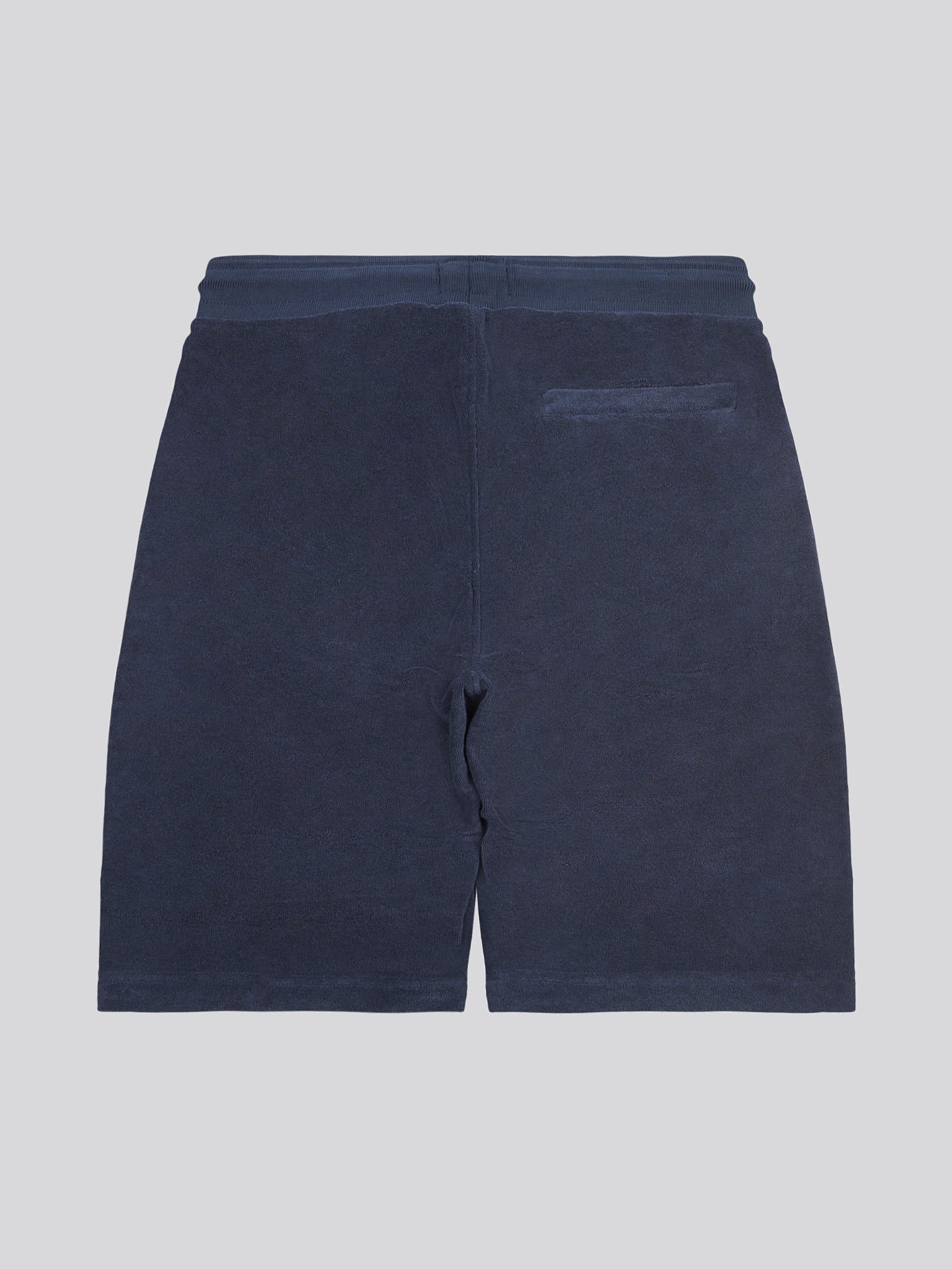Mens Terry Drawstring Short in Dark Sapphire Navy - Image 6