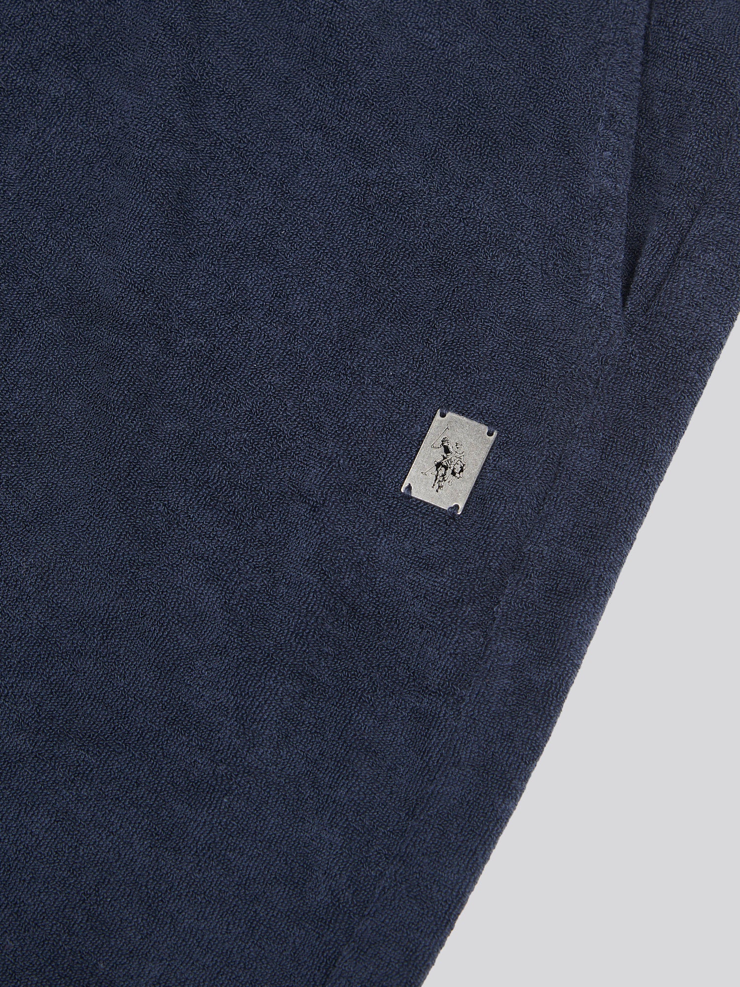 Mens Terry Drawstring Short in Dark Sapphire Navy - Image 7