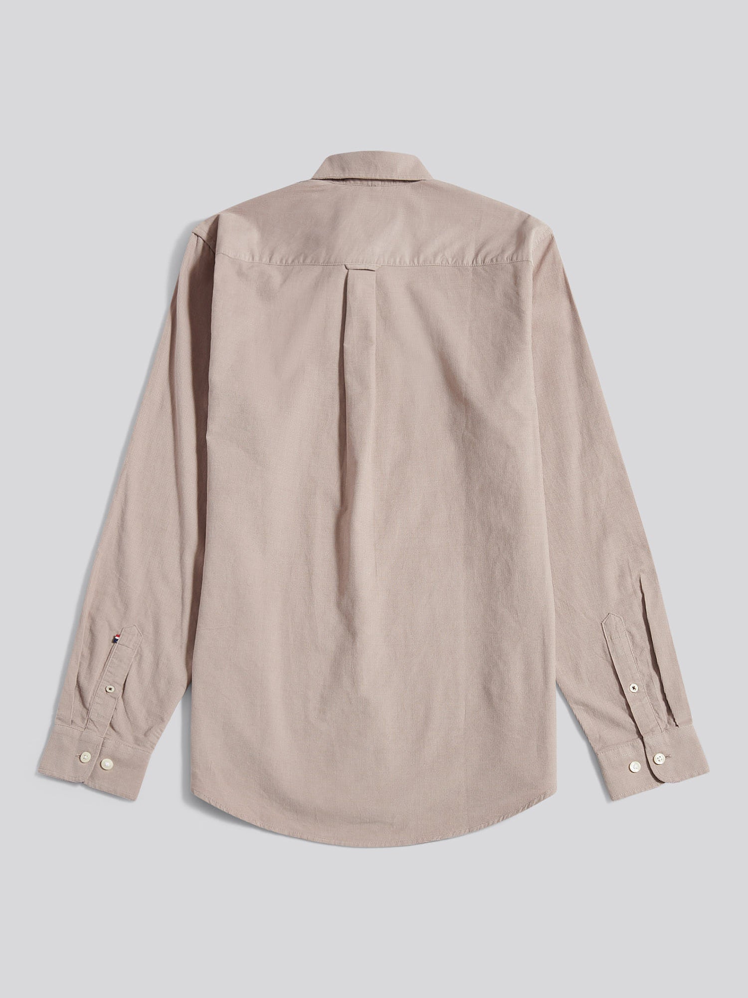 Mens Textured Corduroy Shirt in Atmosphere - Image 6