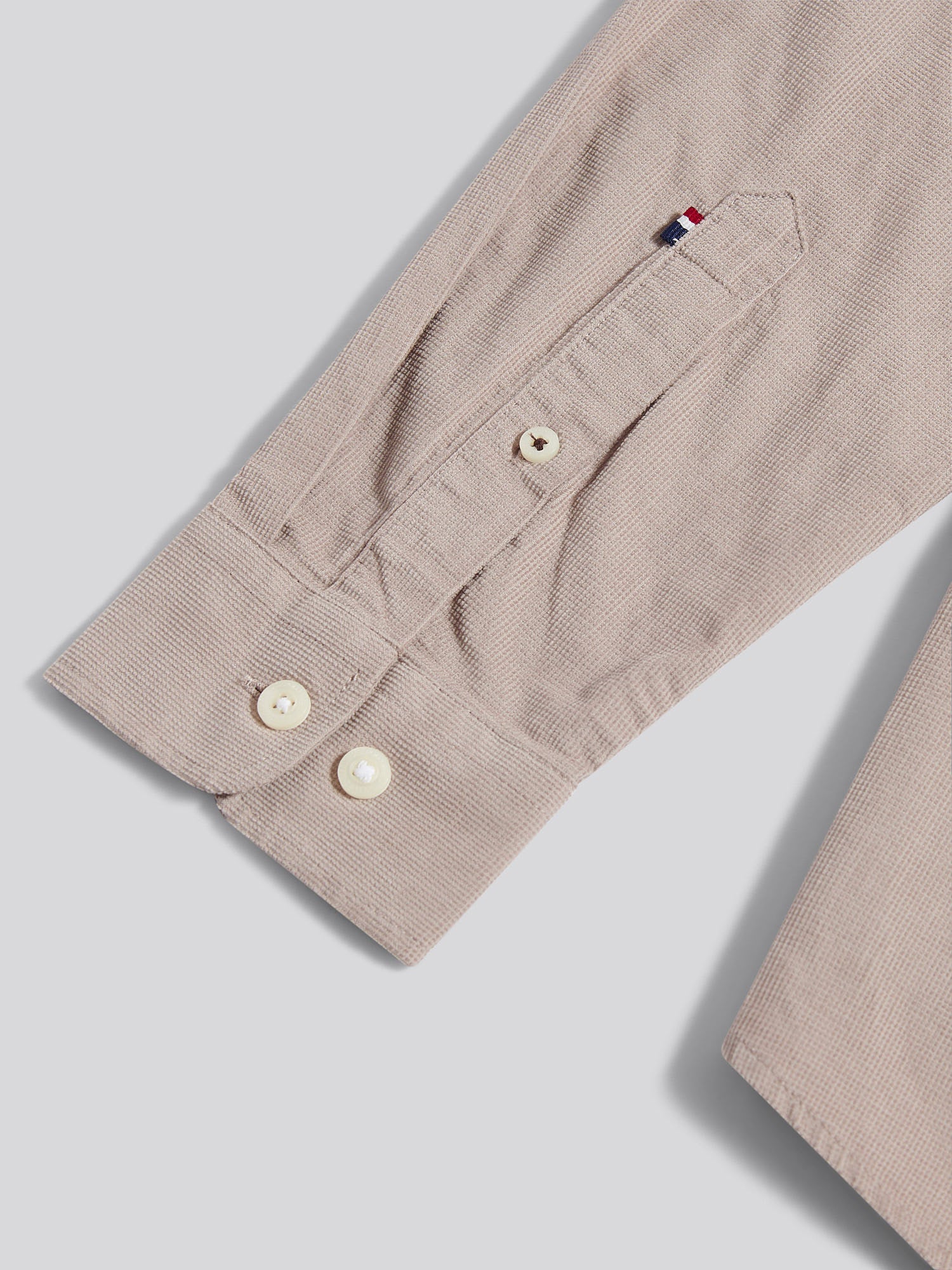 Mens Textured Corduroy Shirt in Atmosphere - Image 8