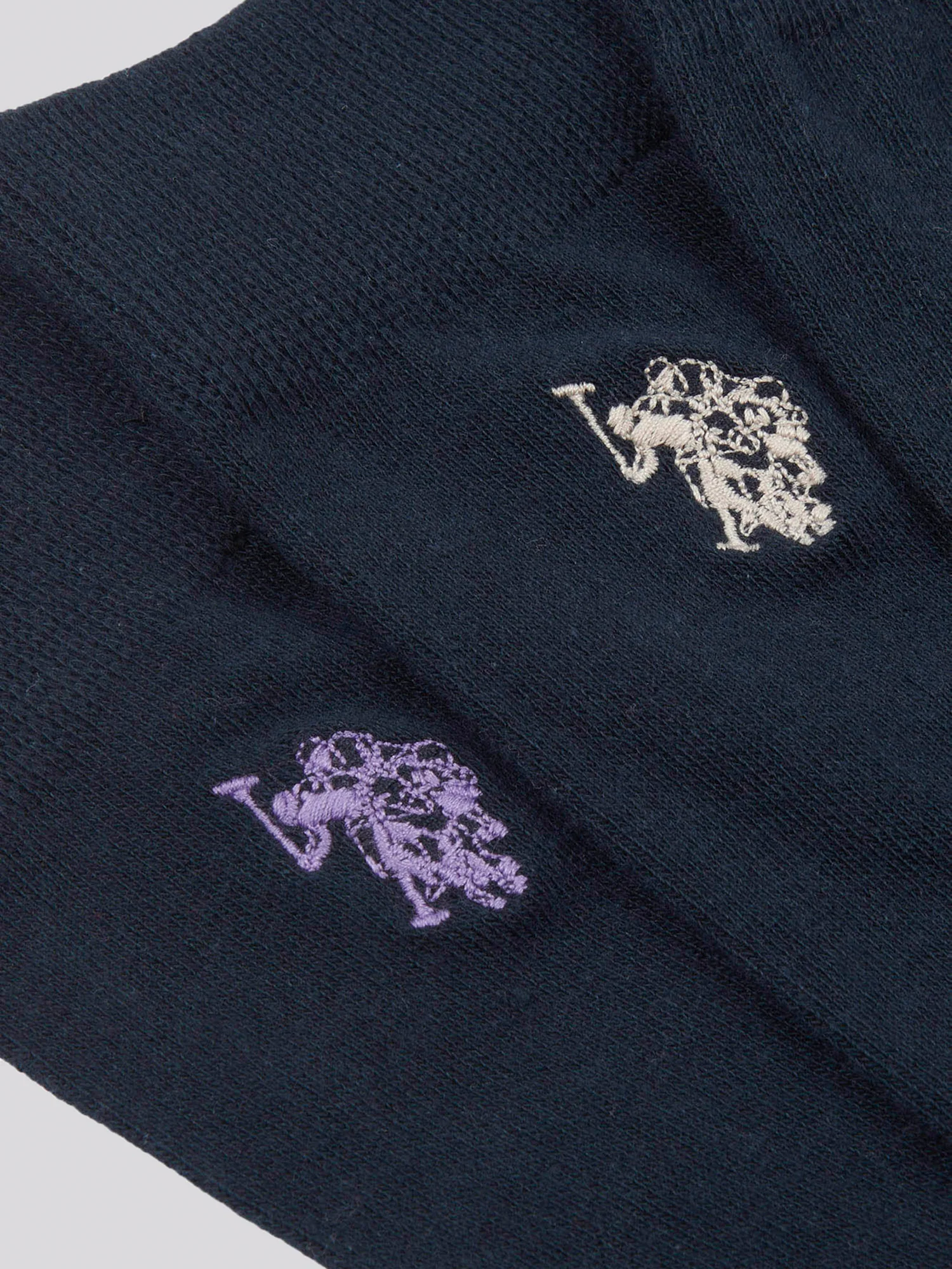 Mens Three Pack Smart Socks in Dark Sapphire Navy - Image 3