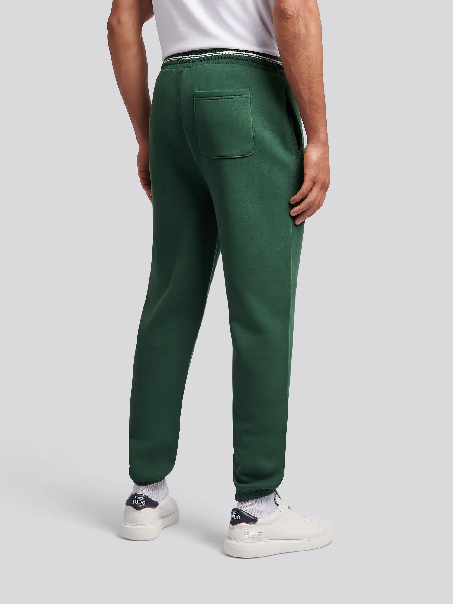 Mens Tipped Sweat Jogger in Pineneedle - Image 4
