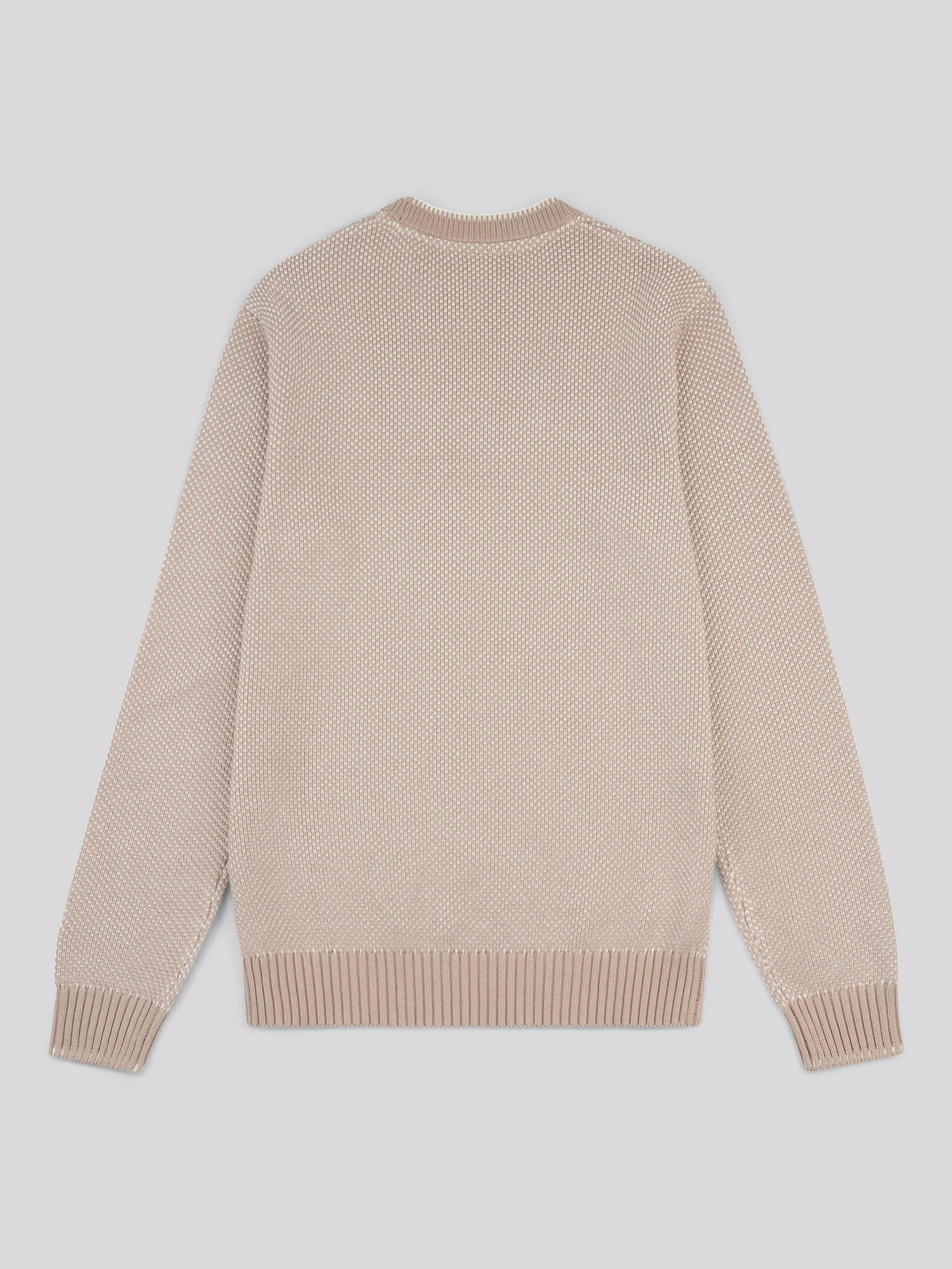 Mens Twisted Yarn Knit Crew in Atmosphere - Image 7