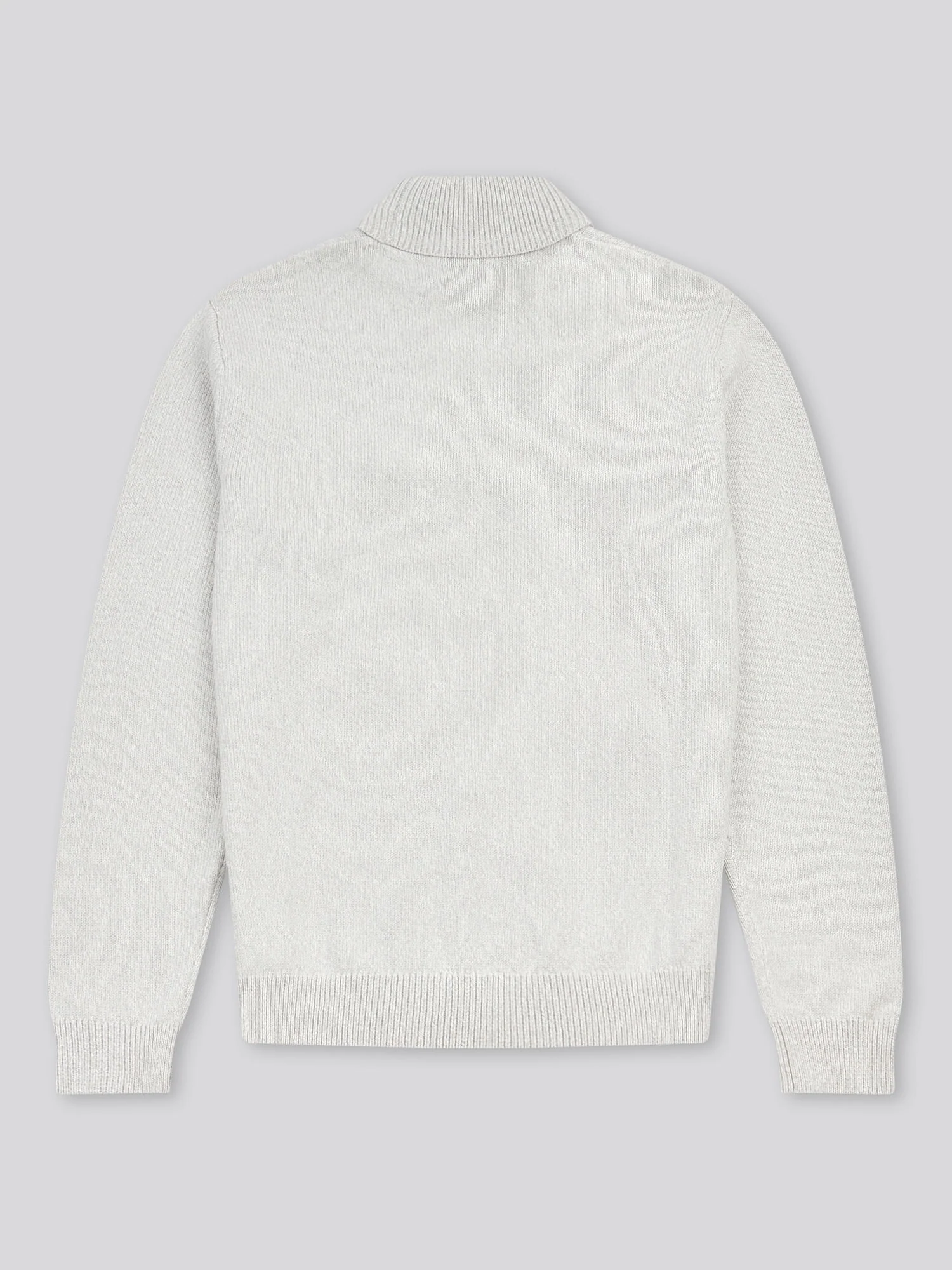 Mens Twisted Yarn Knit Roll Neck in High Rise - Image 6