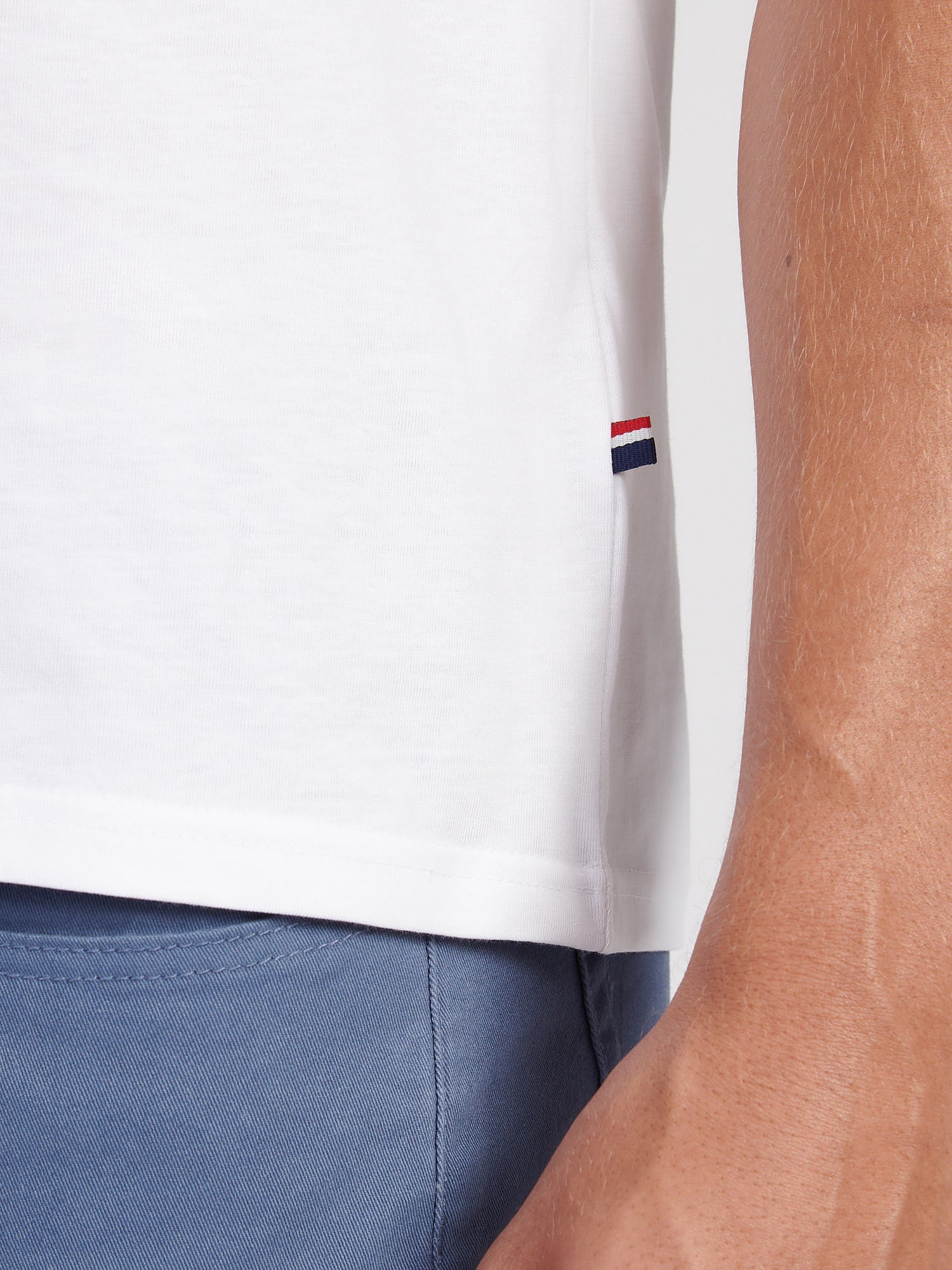 Mens USPA Back Graphic T-Shirt in Bright White - Image 6