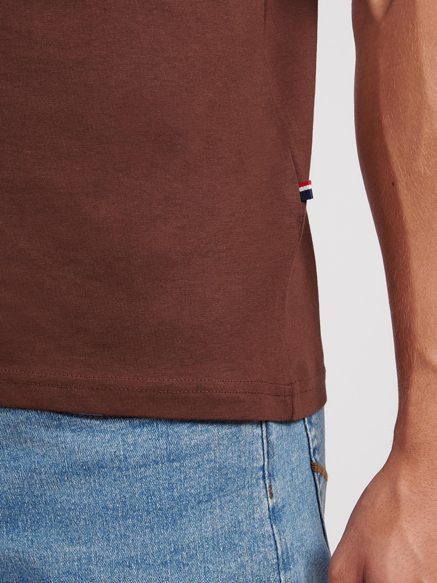 Mens USPA Back Graphic T-Shirt in Chocolate Martini - Image 6