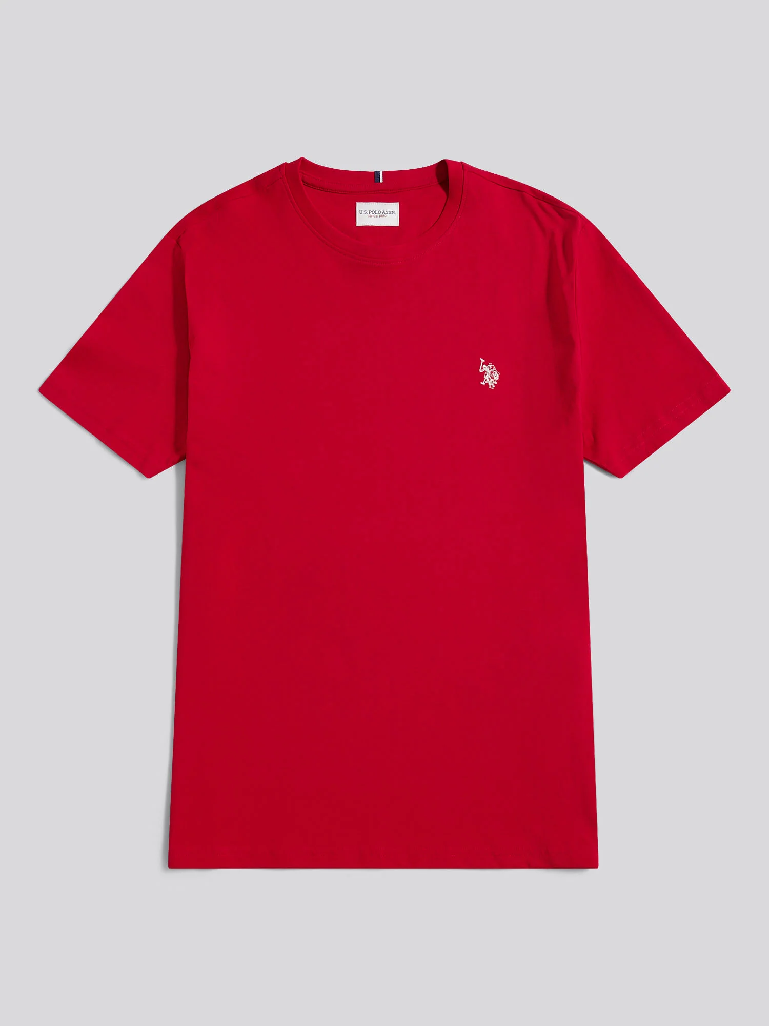 Mens USPA Back Graphic T-Shirt in Haute Red - Image 7