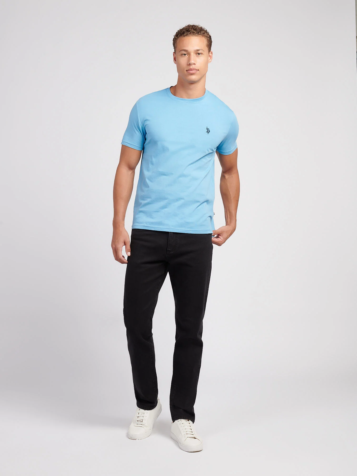Mens USPA Back Graphic T-Shirt in Heritage Blue - Image 3