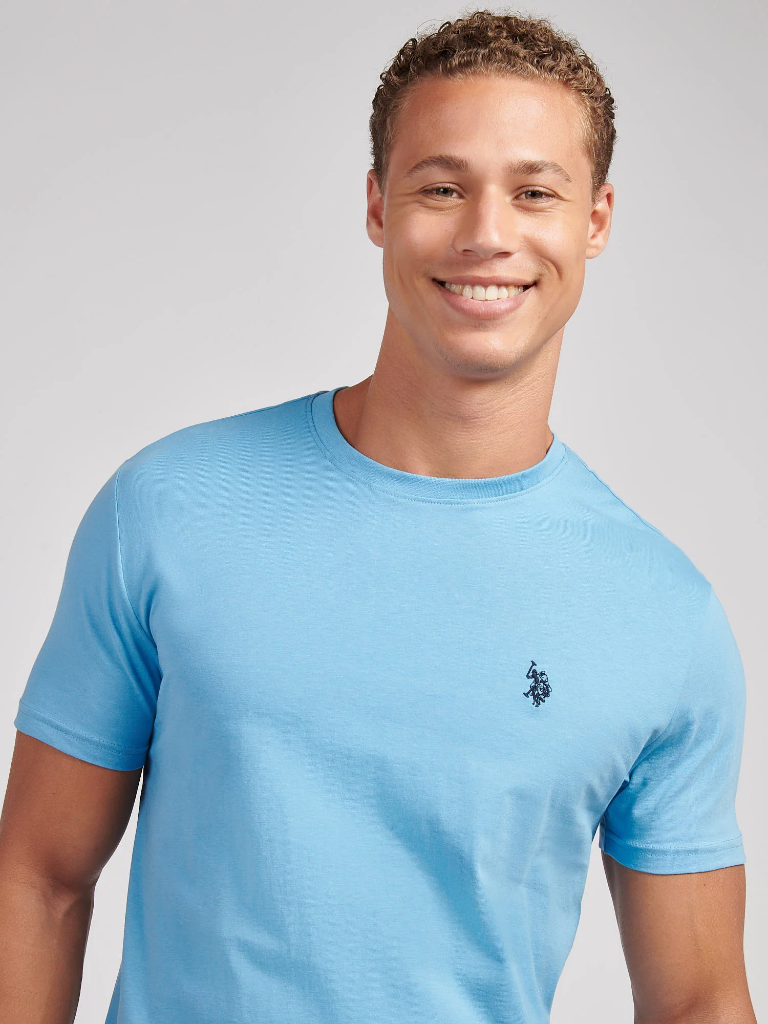 Mens USPA Back Graphic T-Shirt in Heritage Blue - Image 5