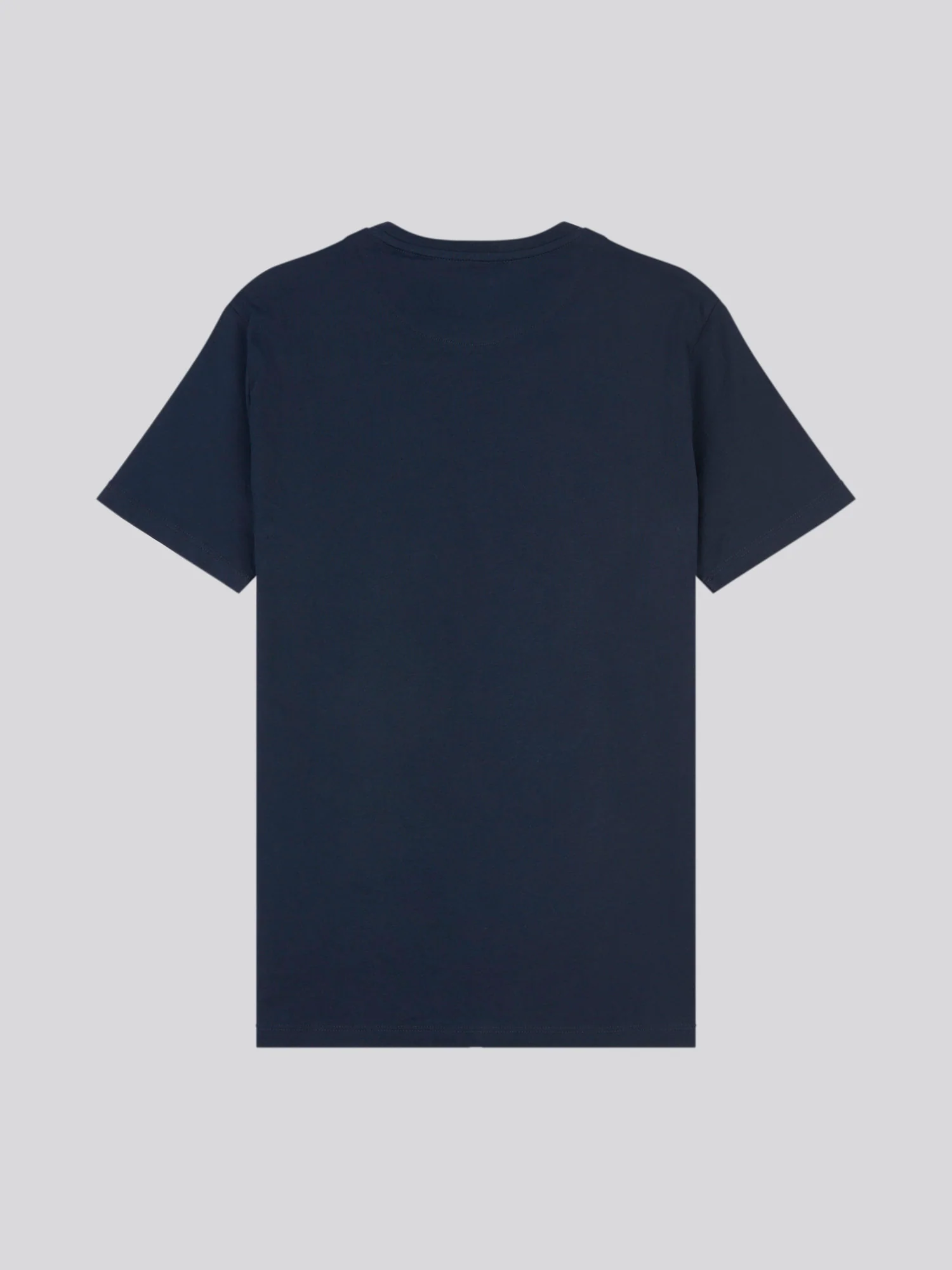 Mens Circle Print T-Shirt in Dark Sapphire Navy - Image 7