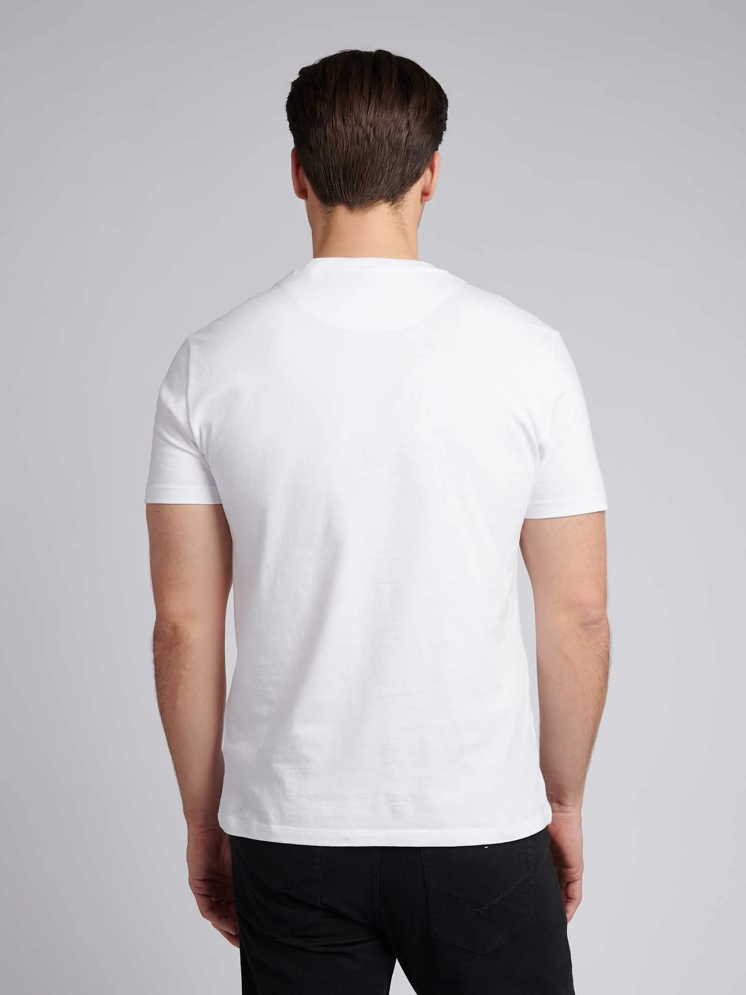 Mens USPA Print Graphic T-Shirt Bright White - Image 3