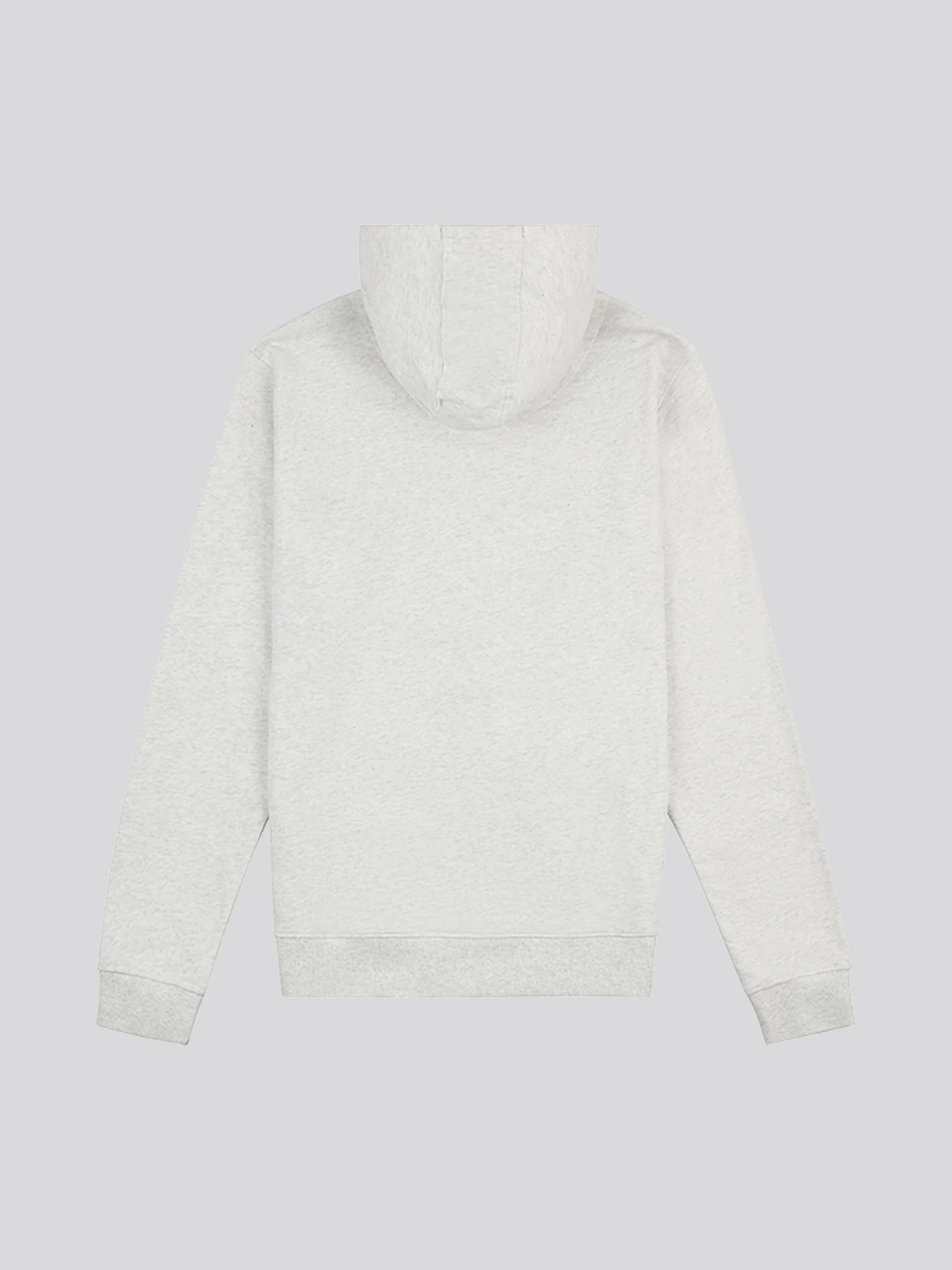 Mens Vintage 1890 Hoodie in Light Grey Marl - Image 6