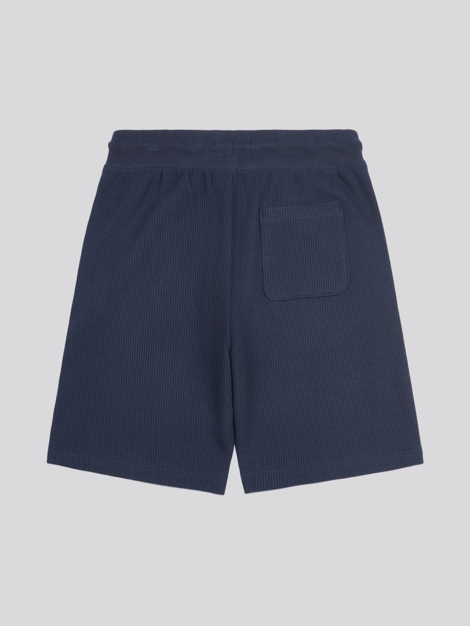 Mens Waffle Texture Short in Dark Sapphire Navy / Moonlight Blue DHM - Image 6