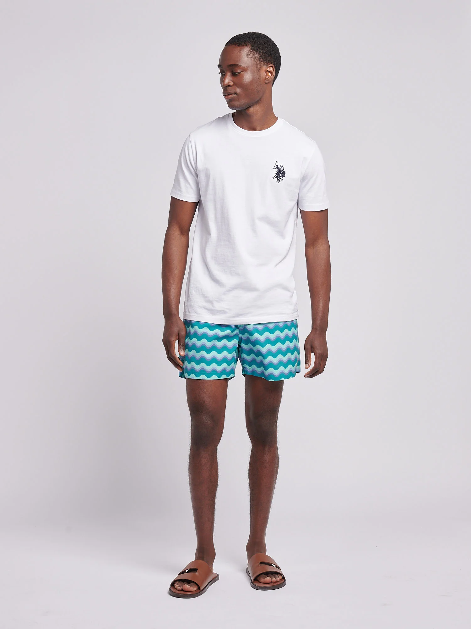 Mens Wave Swim Short in Alexandrite - Image 3