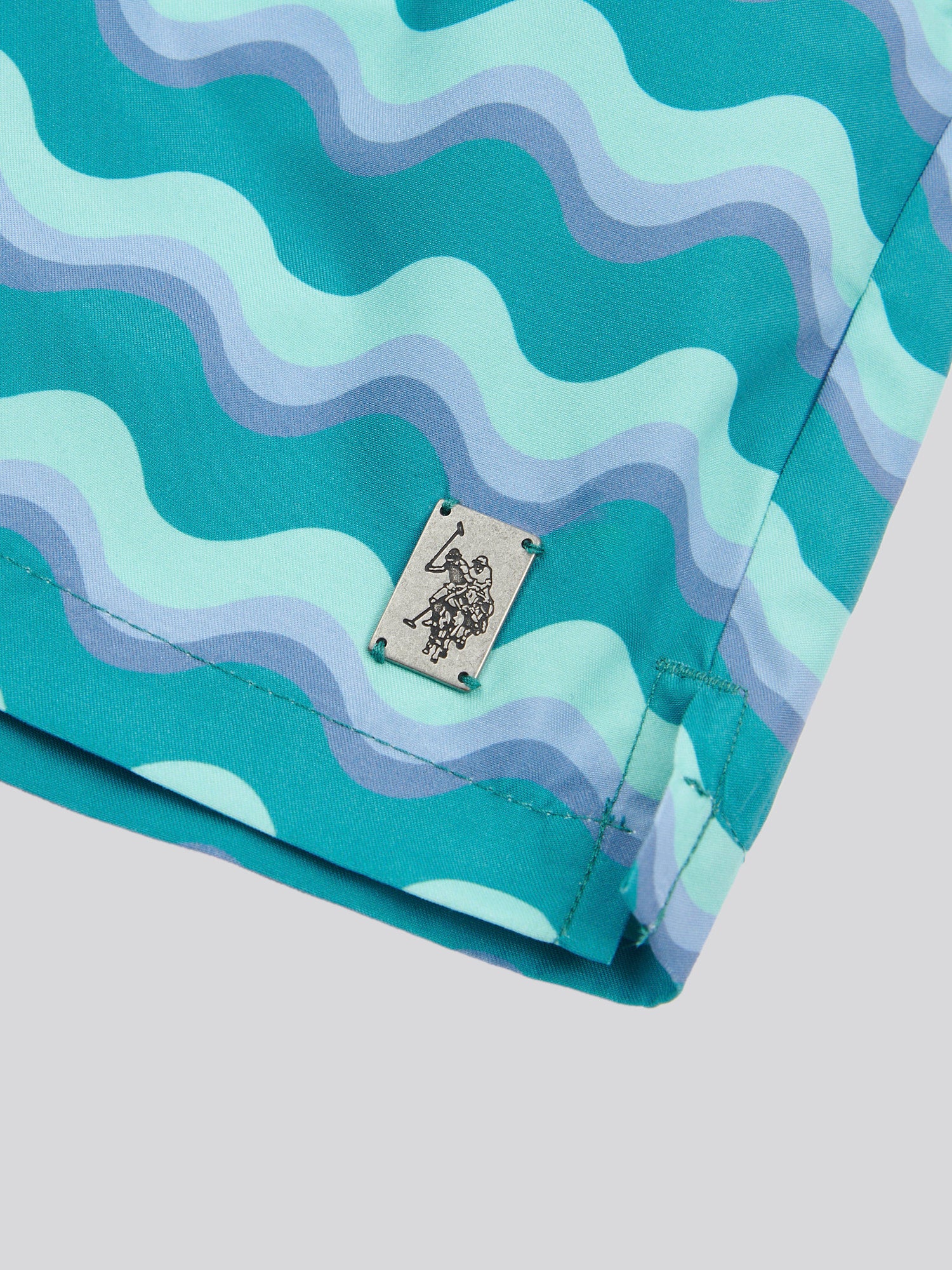 Mens Wave Swim Short in Alexandrite - Image 8