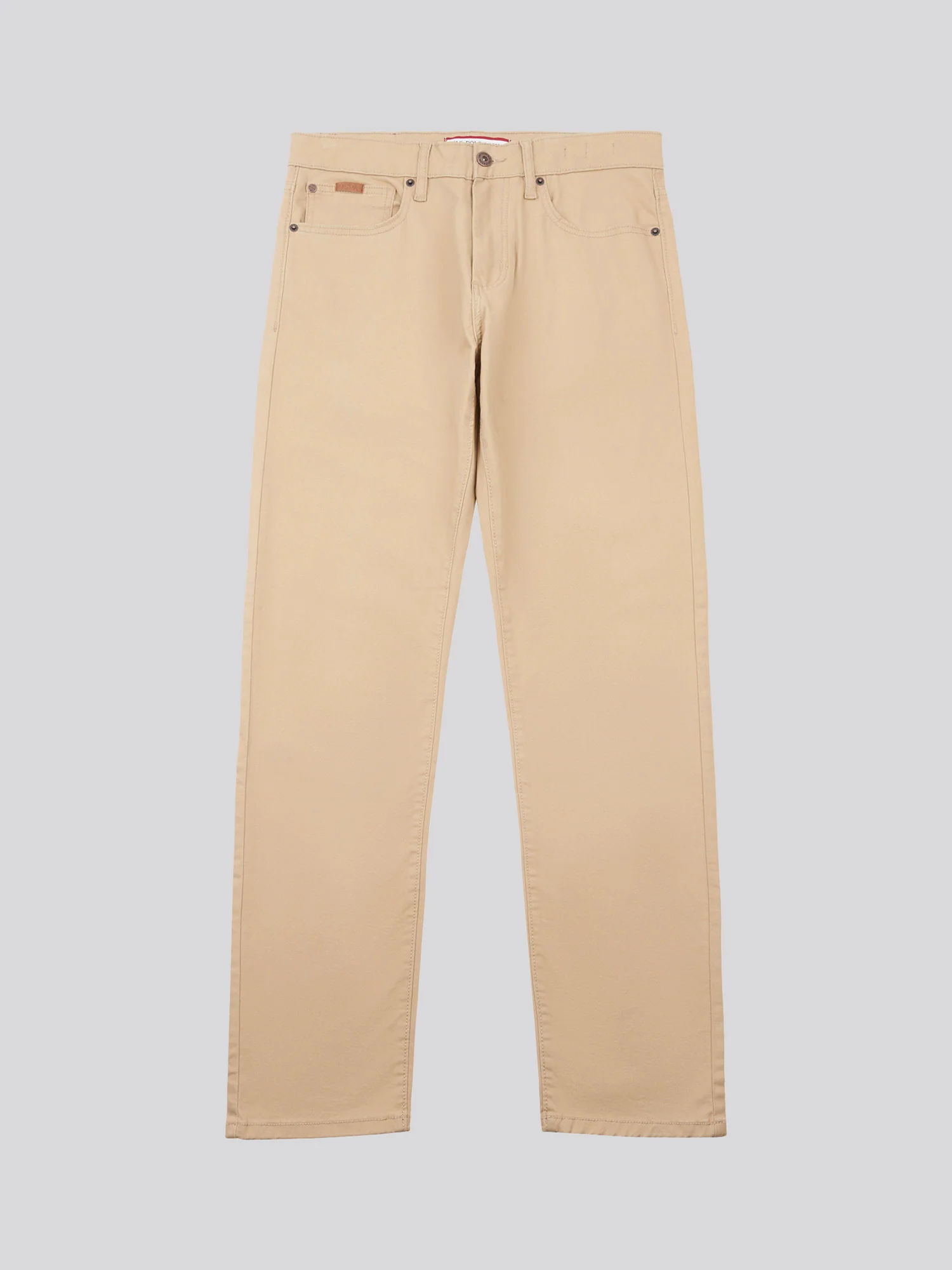 Mens Woven Trousers in Tan - Image 5