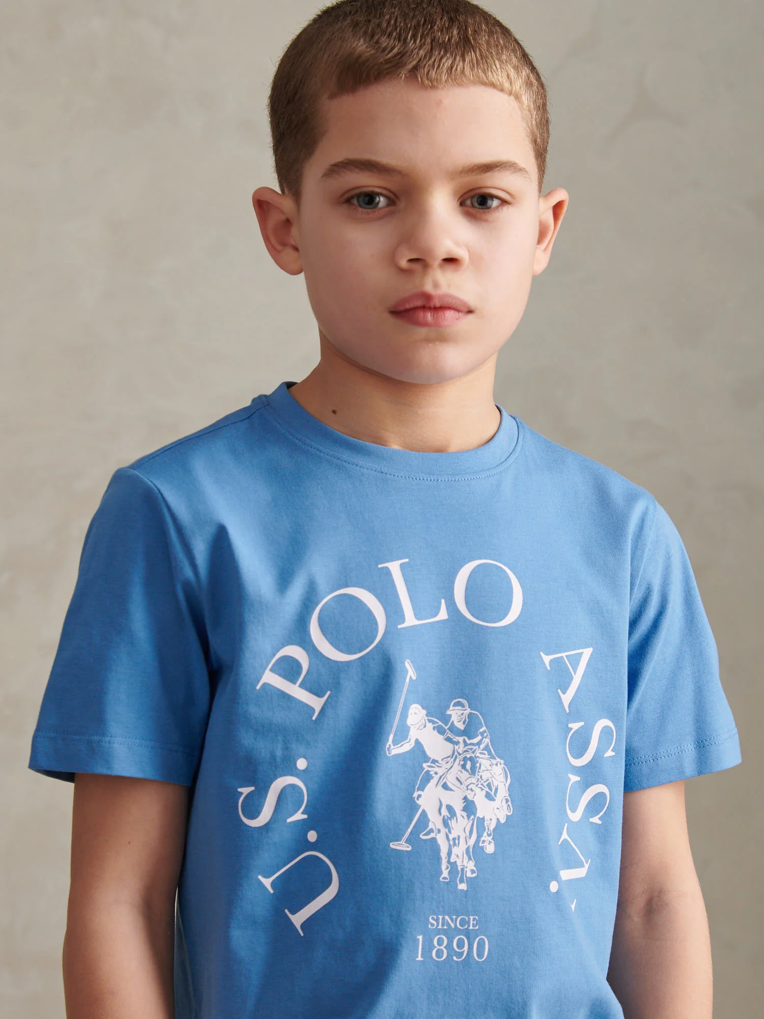 Boys Minimal Circle Print T-Shirt Riviera - Image 2