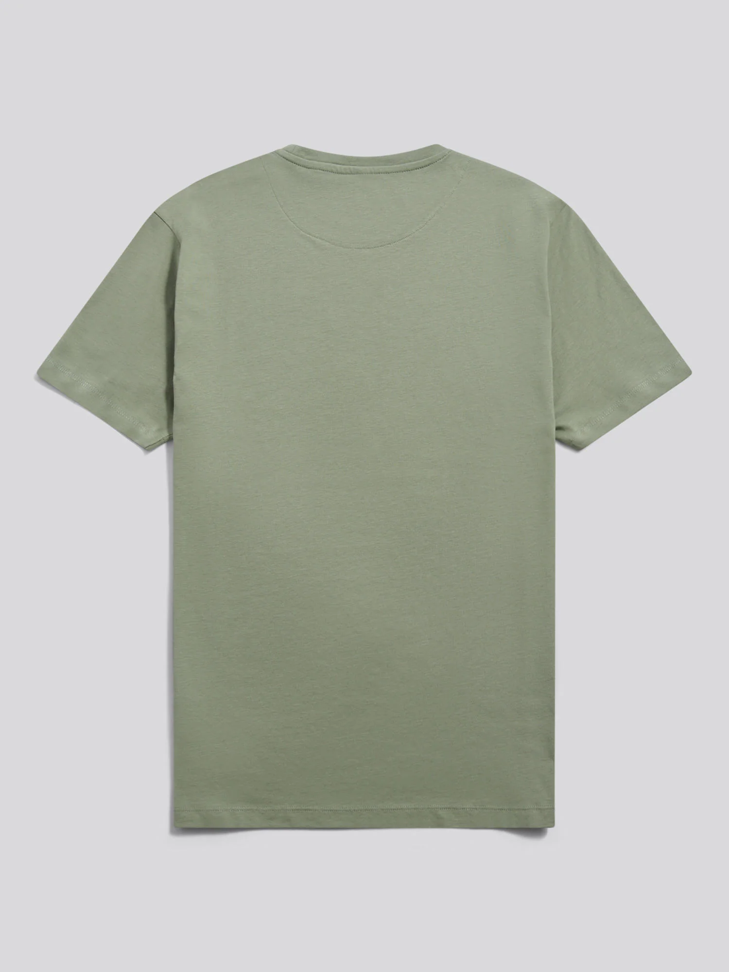 Mens Minimal Circle Print T-Shirt Sea Spray - Image 6