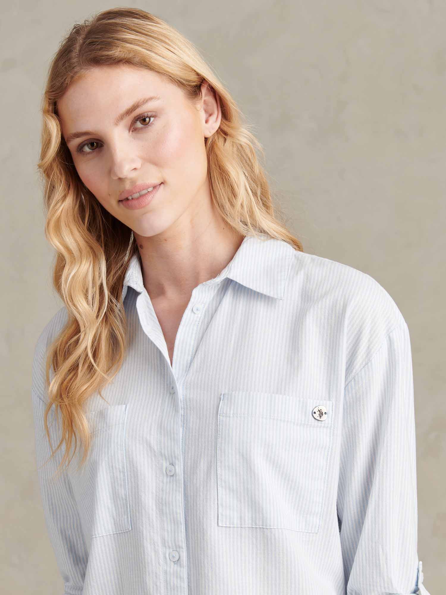 Womens Loose Fit Oxford Shirt Windsurfer - Image 3