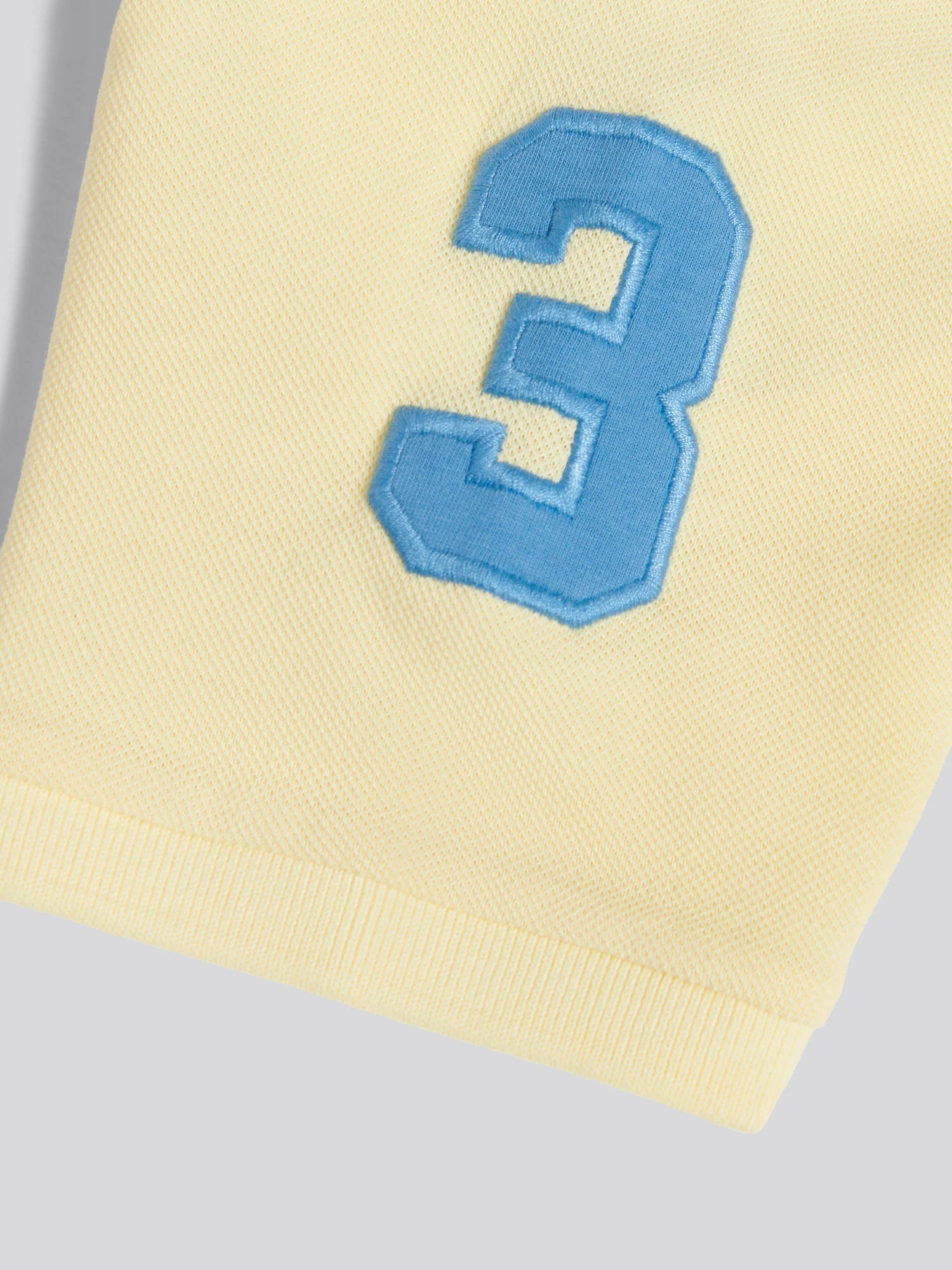 Boys Player 3 Colour Block Pique Polo Shirt Bright White - Image 9