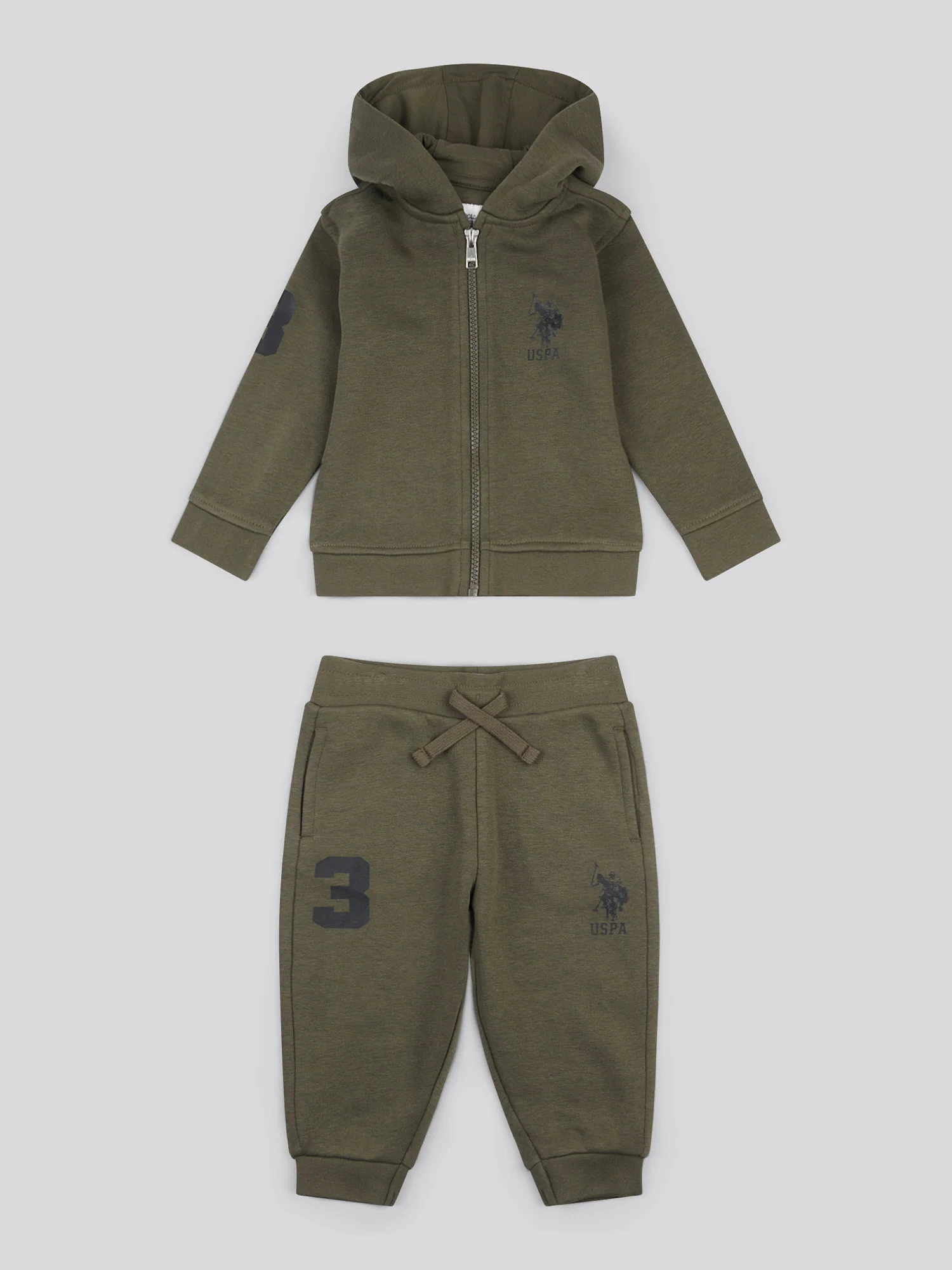 Boys Player 3 Zip Hoodie & Jogger Set in Forest Night - Image 11