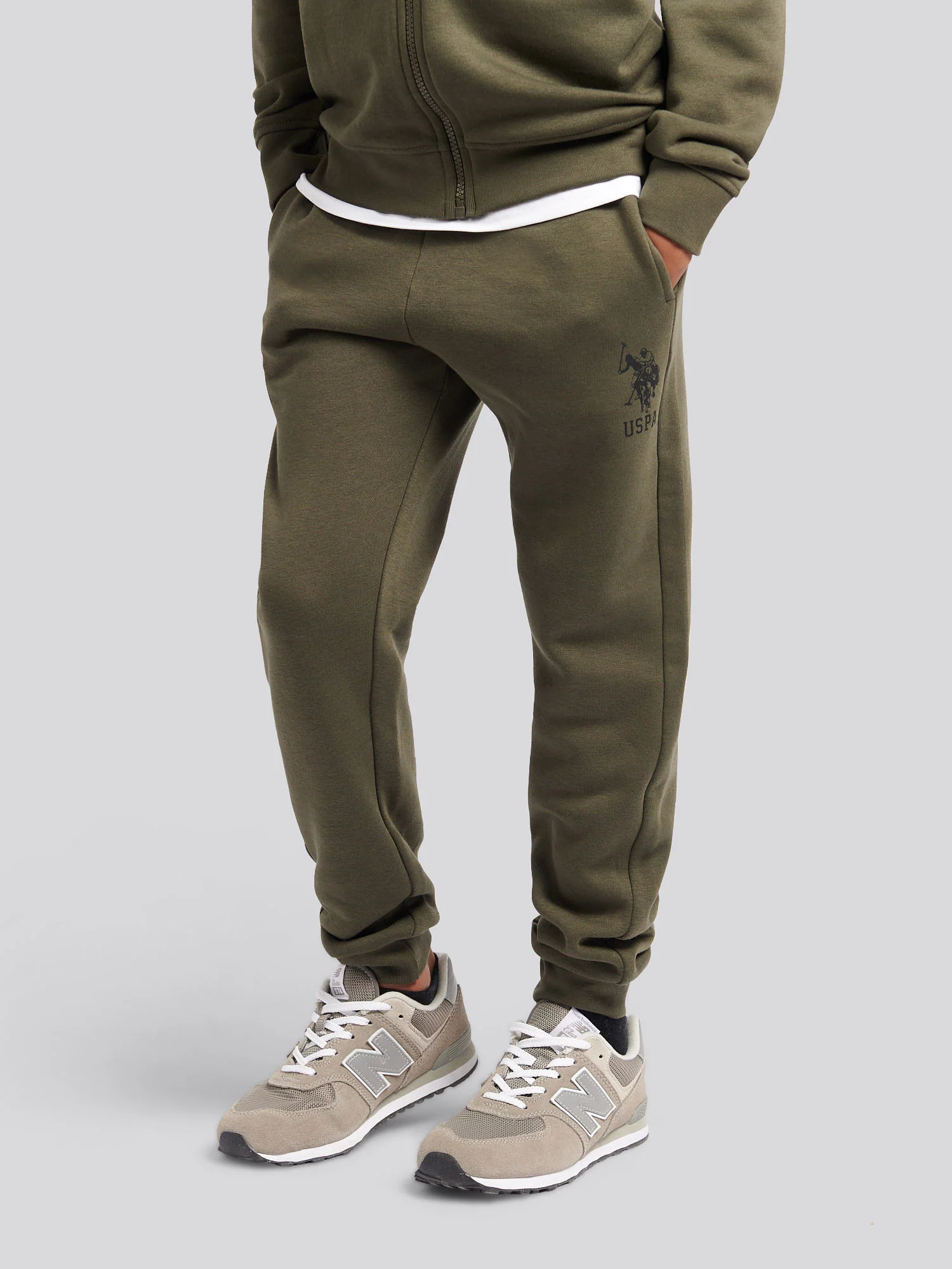 Boys Player 3 Zip Hoodie & Jogger Set in Forest Night - Image 4