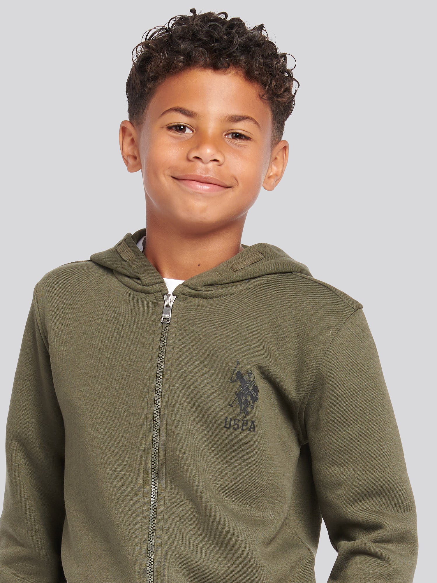 Boys Player 3 Zip Hoodie & Jogger Set in Forest Night - Image 5