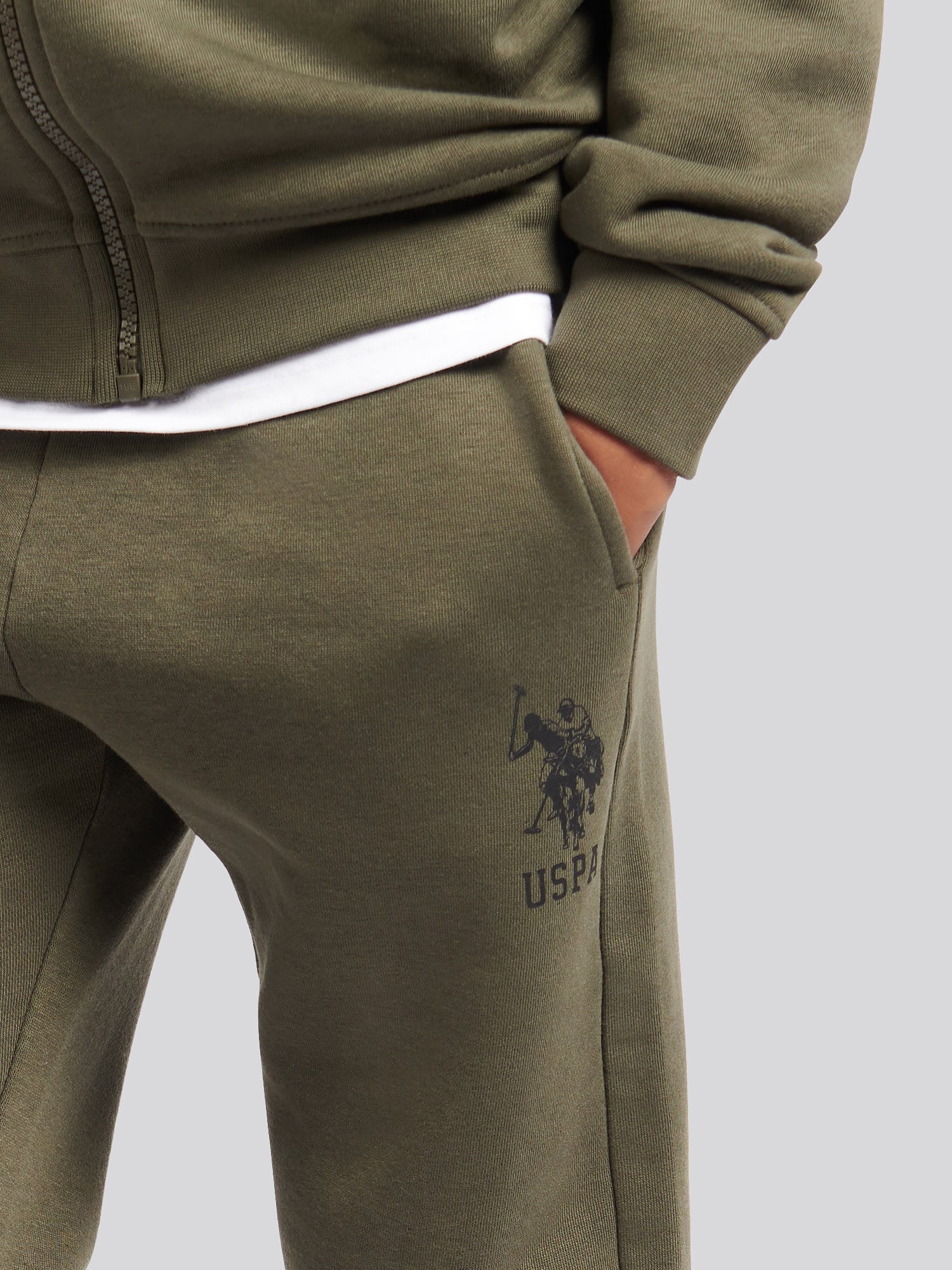 Boys Player 3 Zip Hoodie & Jogger Set in Forest Night - Image 6