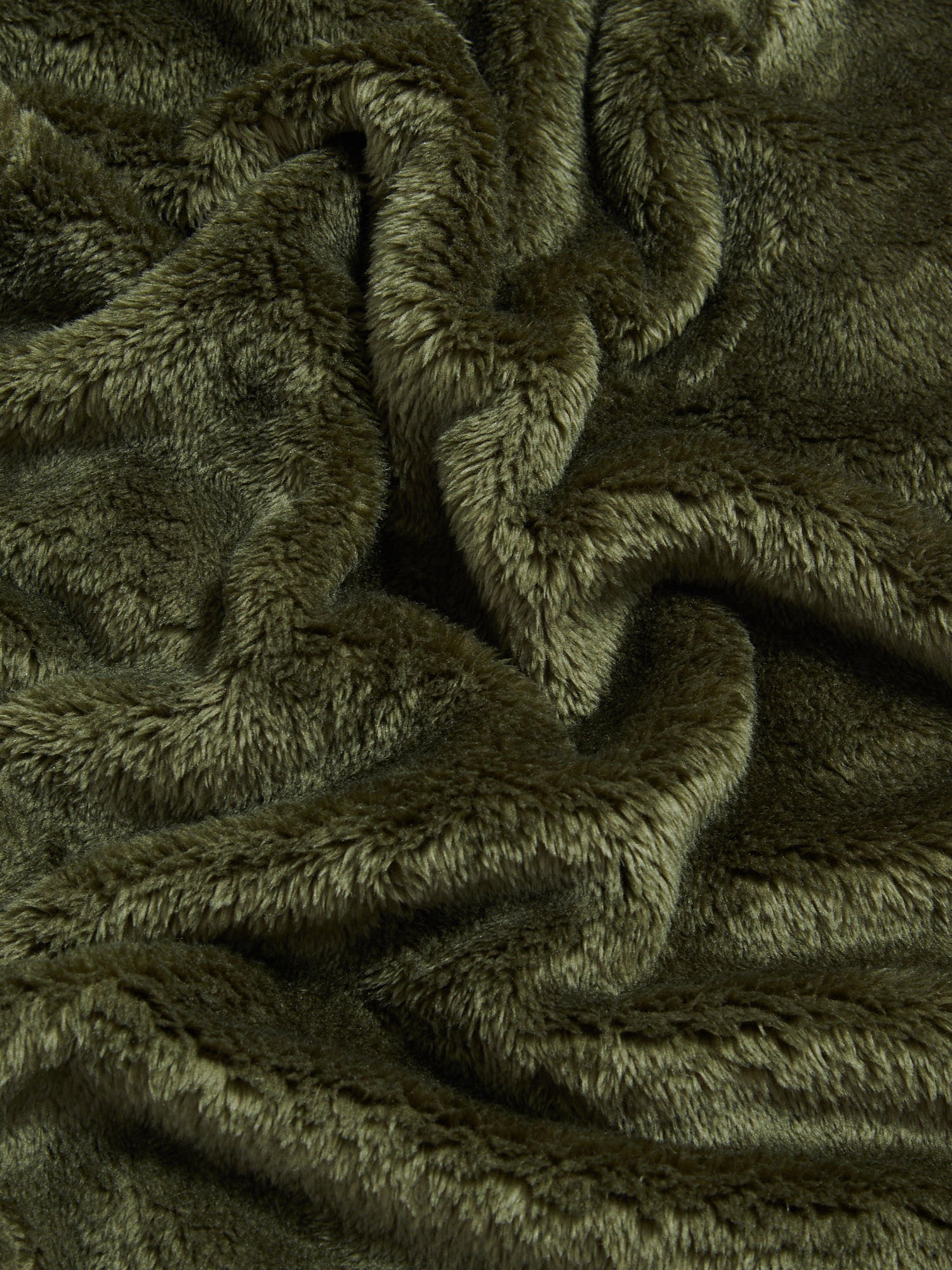Premium Fleece Throw Capulet Olive - Image 8