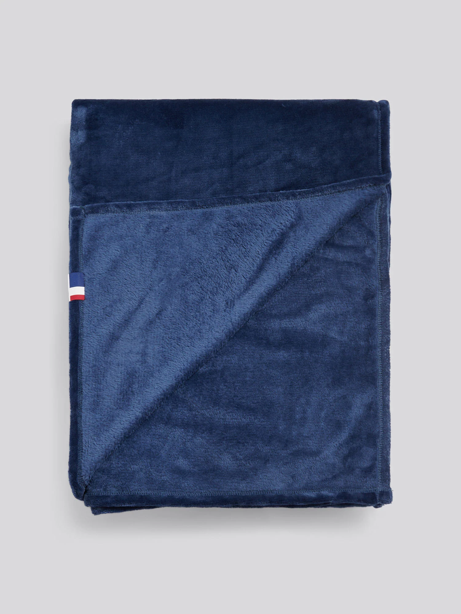Premium Plush Fleece Throw Ensign Blue - Image 5