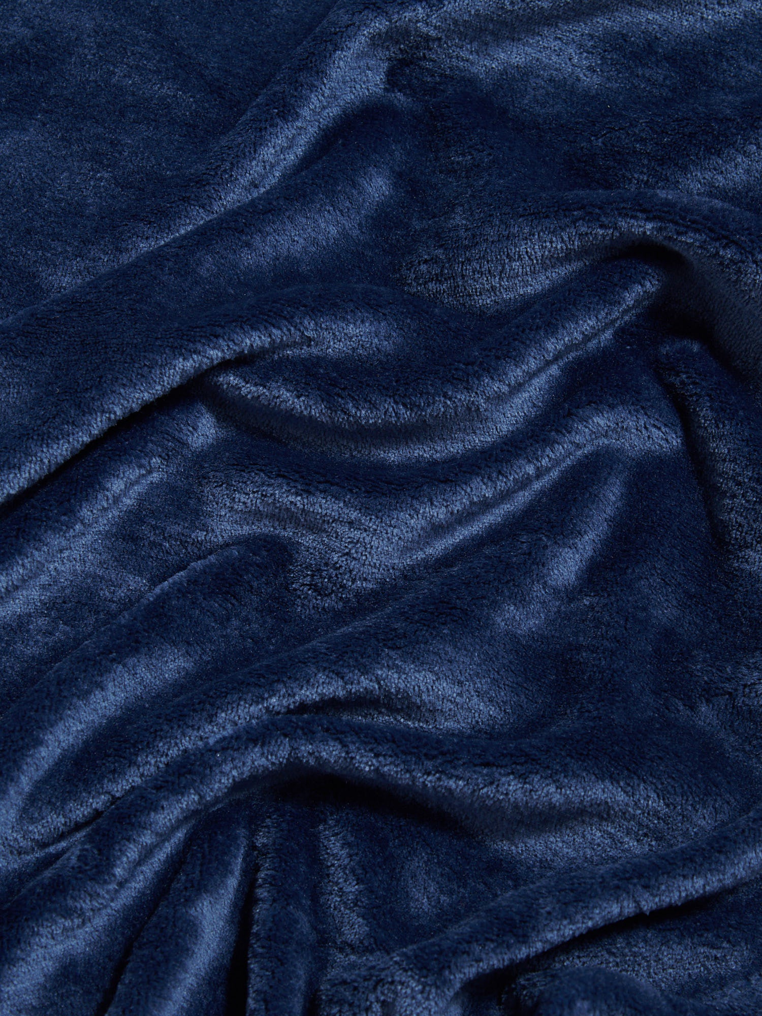 Premium Plush Fleece Throw Ensign Blue - Image 6