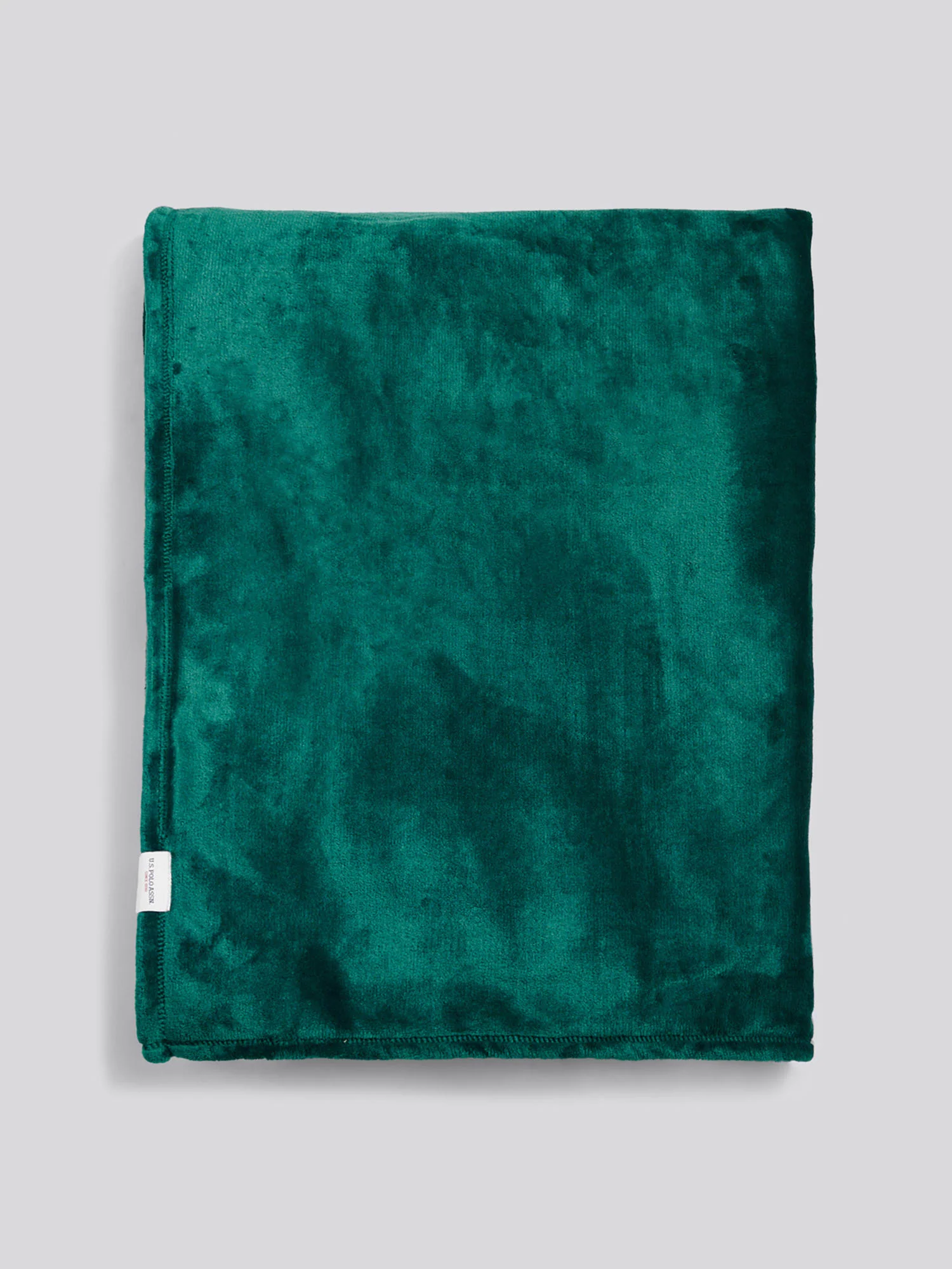 Premium Plush Fleece Throw Teal Green - Image 3