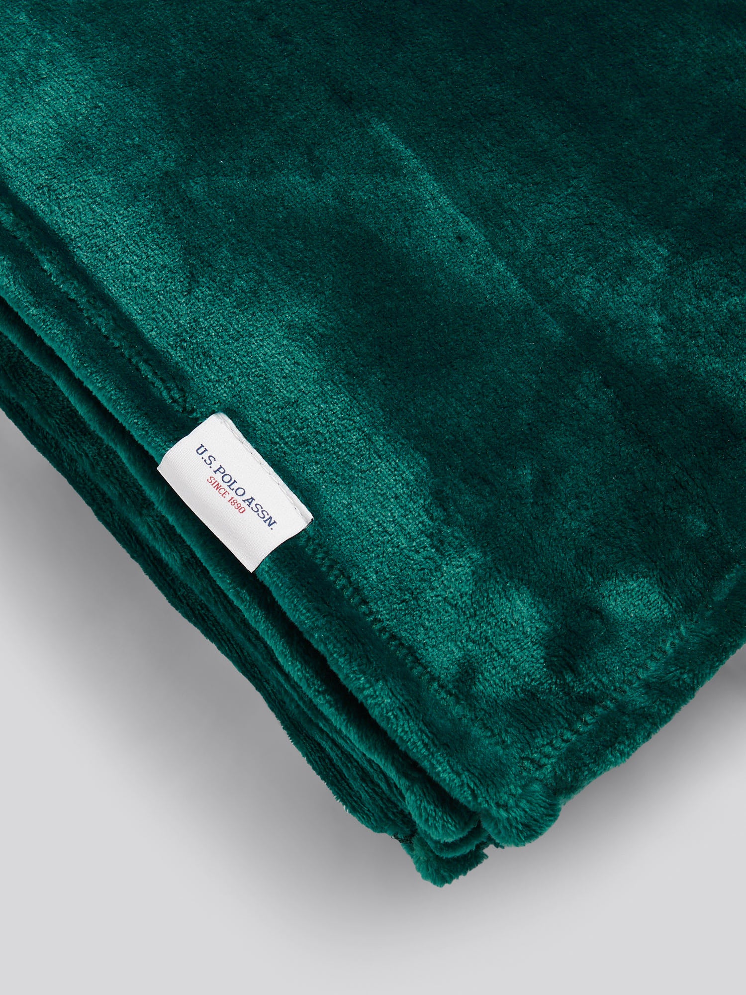 Premium Plush Fleece Throw Teal Green - Image 4