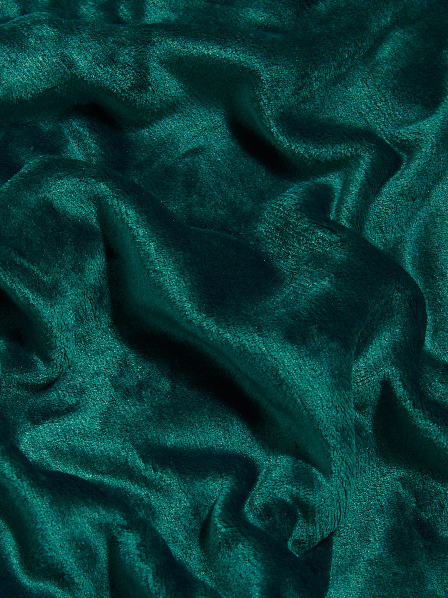 Premium Plush Fleece Throw Teal Green - Image 6