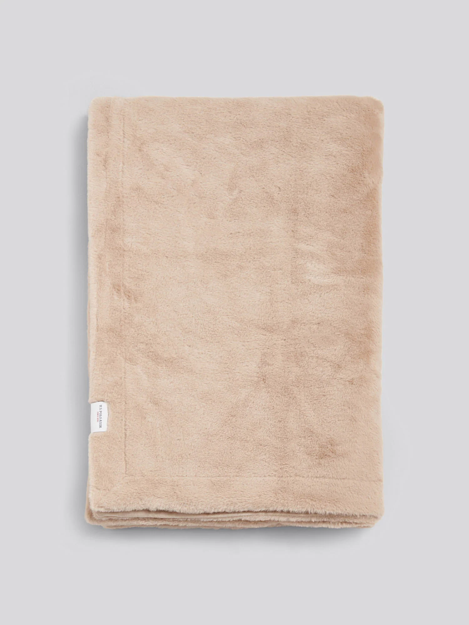 Premium Fur-Style Throw Camel - Image 3
