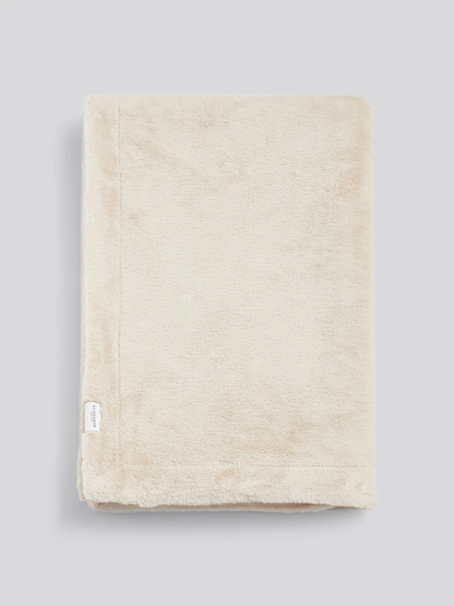 Premium Fur-Style Throw Silver Birch