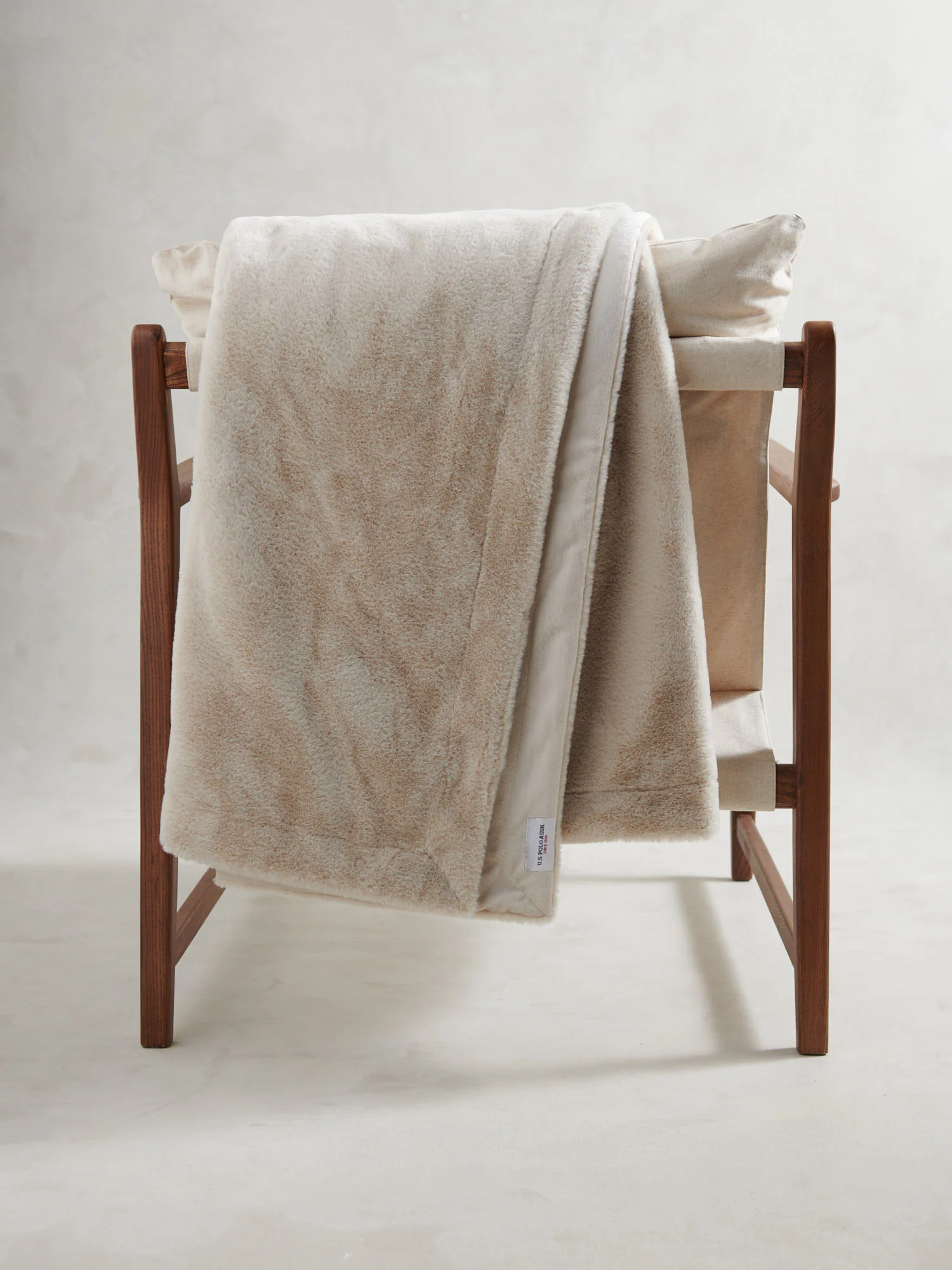 Premium Fur-Style Throw Silver Birch - Image 2