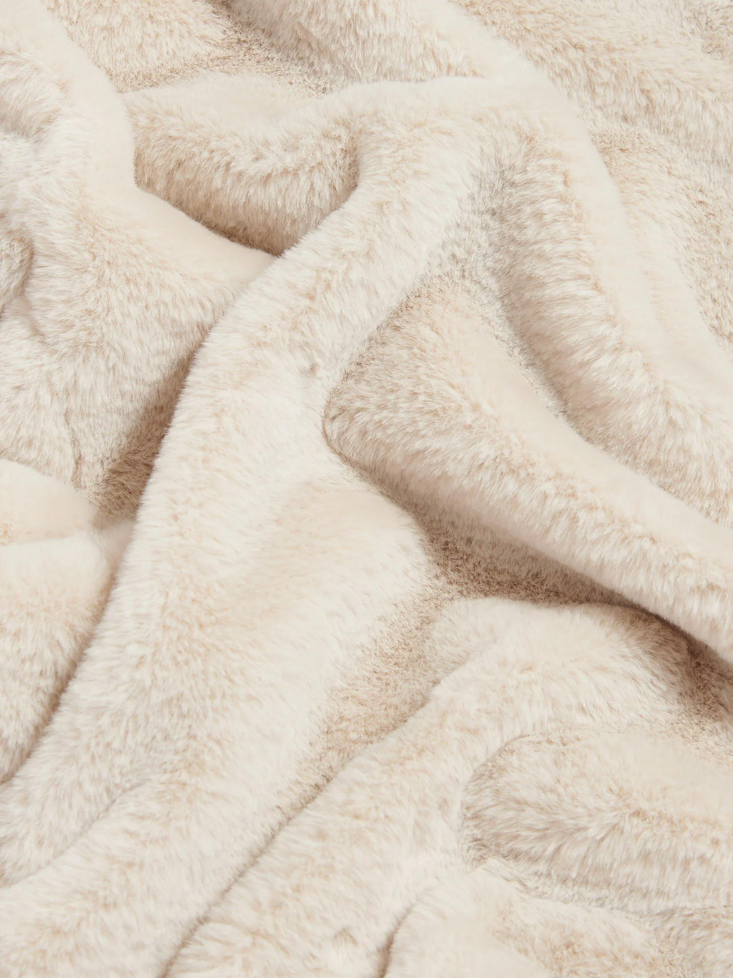 Premium Fur-Style Throw Silver Birch - Image 6