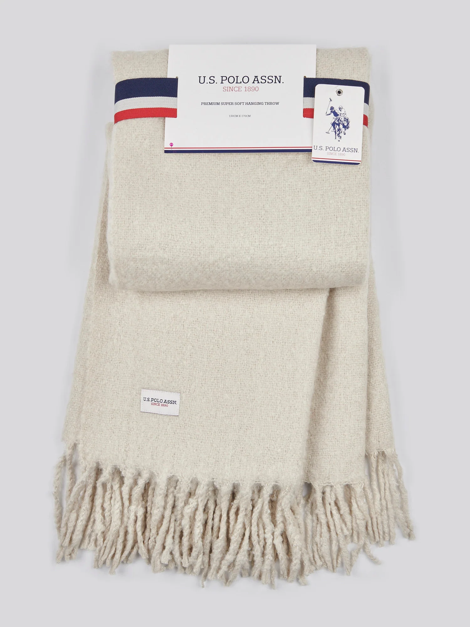 Premium Super Soft Hanging Throw Vapor Blue