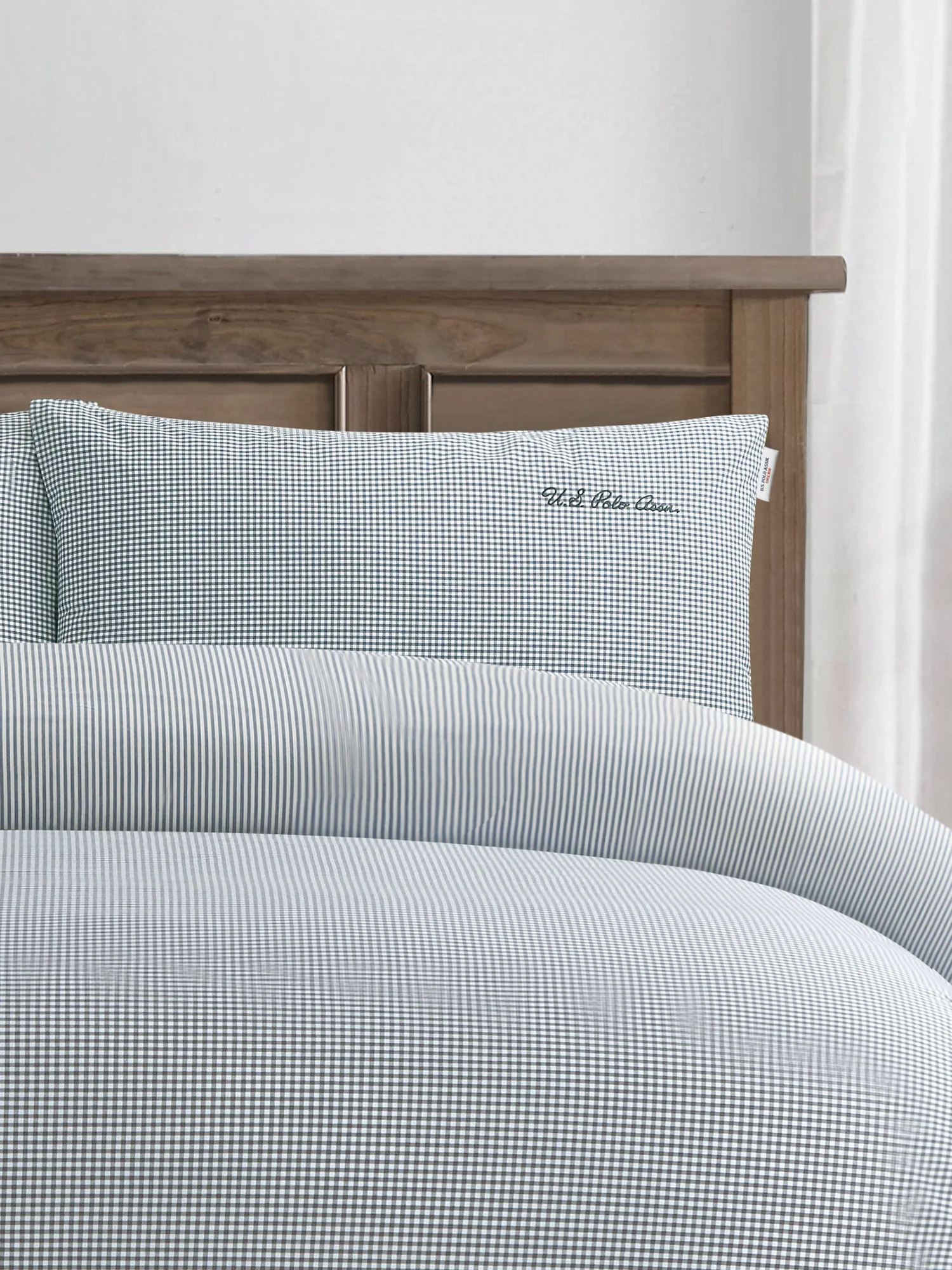 Pure Cotton Check Duvet Set Tornado - Image 2