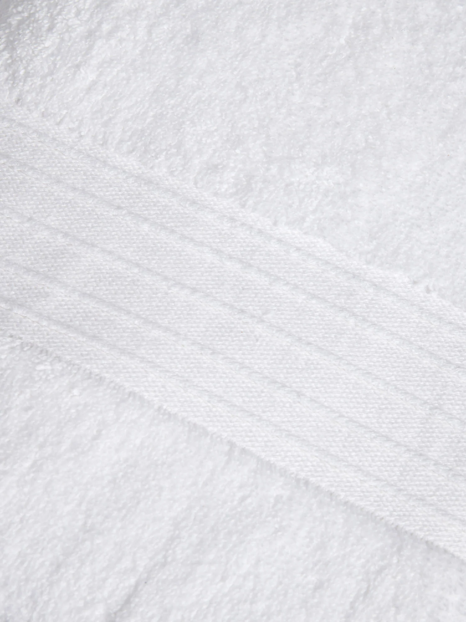 Pure Cotton Zero Twist Towel Bright White - Image 4