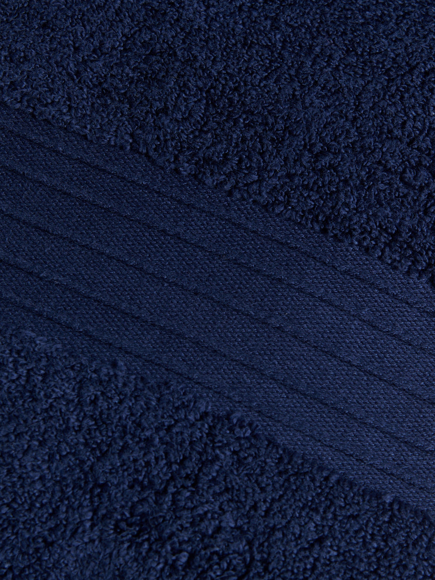 Pure Cotton Zero Twist Towel Navy Iris - Image 4