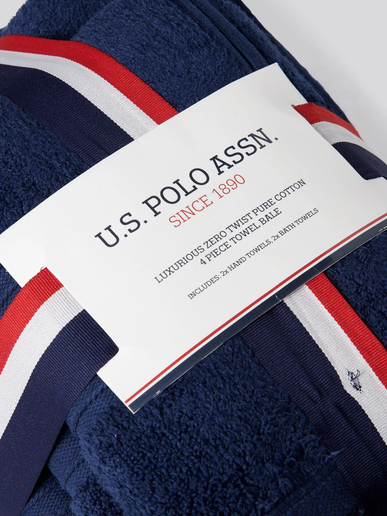 Pure Cotton Zero Twist Towel Navy Iris - Image 6