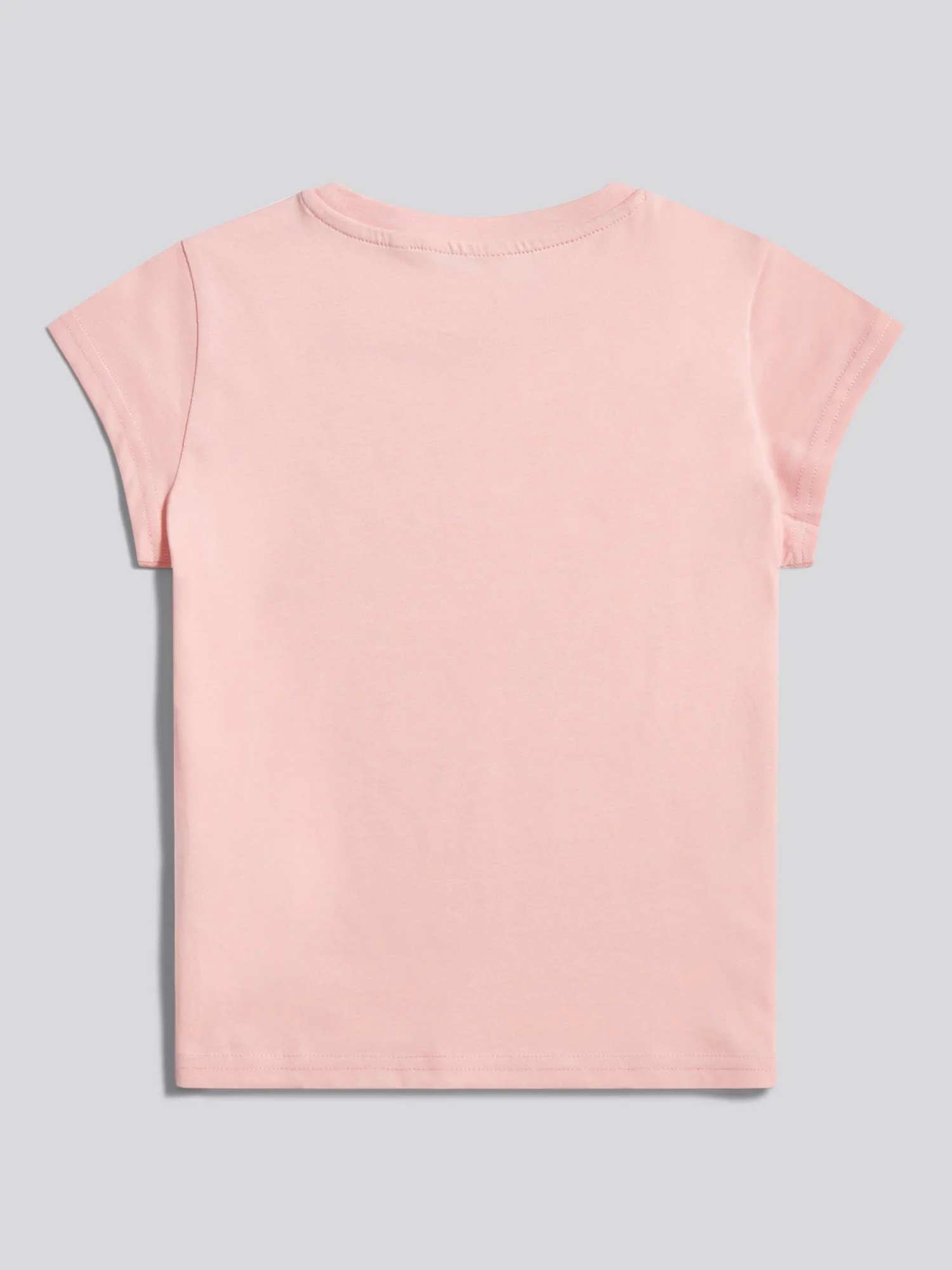 Girls Script Logo Cap Sleeve T-Shirt Crystal Rose - Image 6