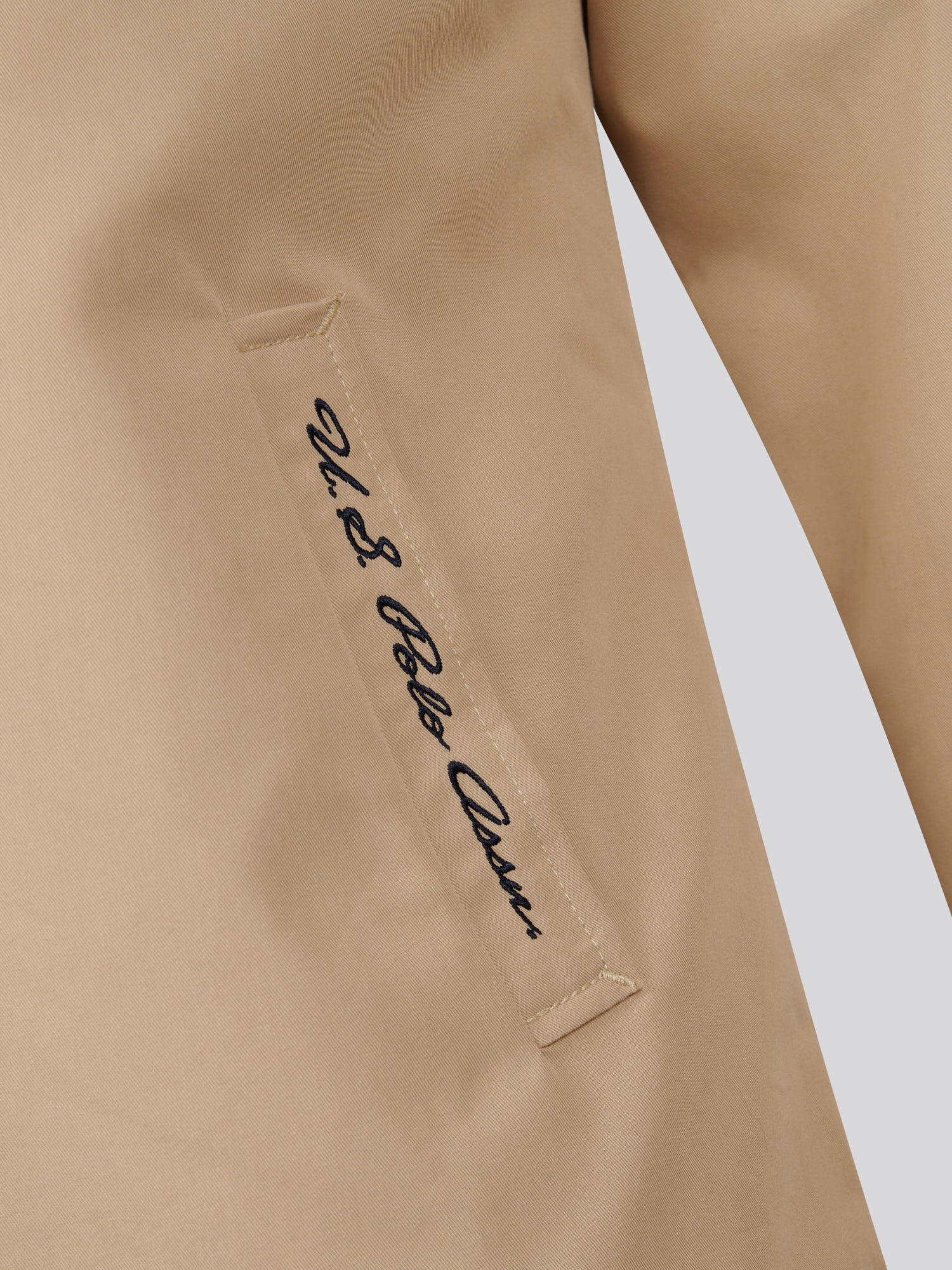 Womens Water Resistant Short Trench Coat Irish Cream - Image 10